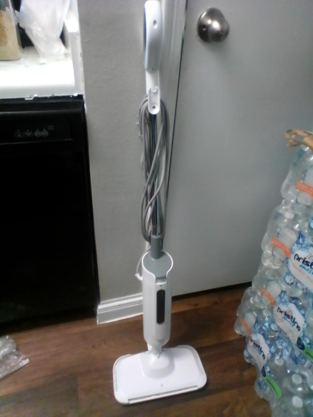 Sweetcrispy Steam Mop for Floor Cleaning,Lightweight Floor Steamer Cleaner for Hardwood/Tile/Laminate Floors Carpet, 2 Washable Pad, White and Green Customer Review Sweetcrispy Steam Mop for Floor Cleaning,Lightweight Floor Steamer Cleaner for Hardwood/Tile/Laminate Floors Carpet, 2 Washable Pad, White and Green - Customer Photo 1