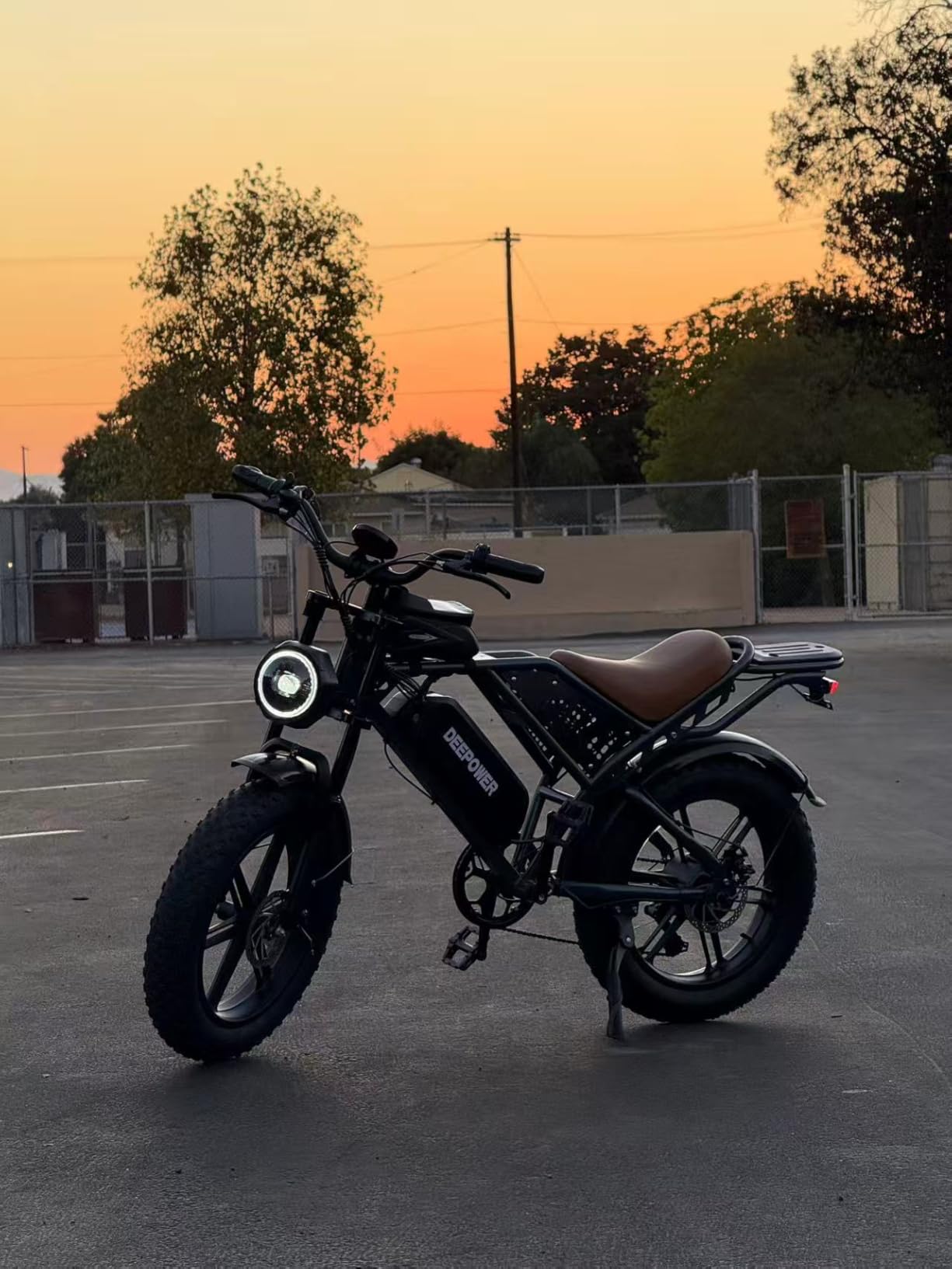 DEEPOWER Electric Bike for Adults,2000W Peak Motor&32MPH Electric Dirt Bike，48V 20AH/35AH/60AH Battery, 70-160 Max Miles,Dual Suspension Ebikes for Adults, 20
