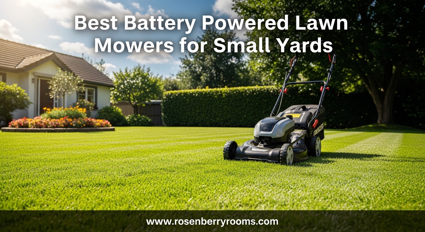 Best Battery Powered Lawn Mowers for Small Yards