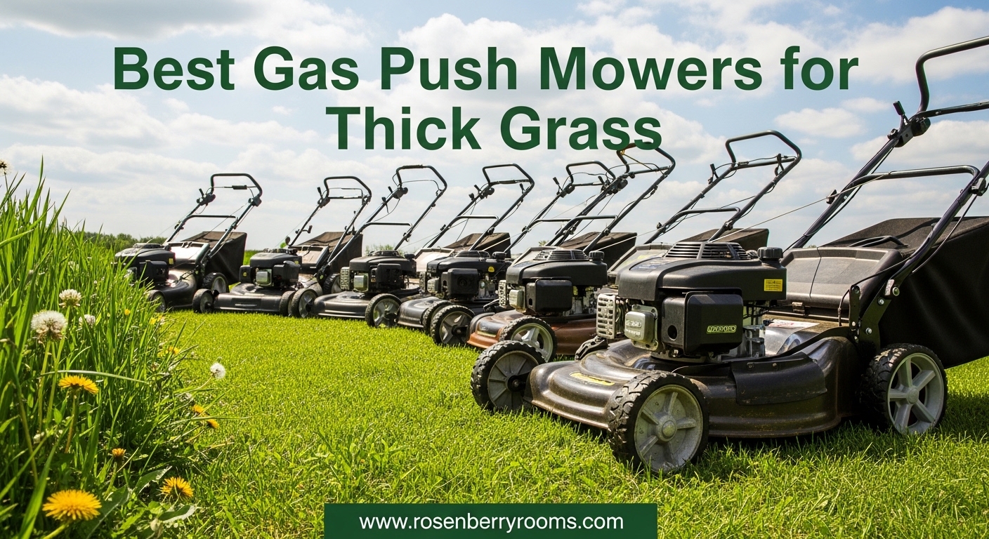 Best Gas Push Mowers for Thick Grass