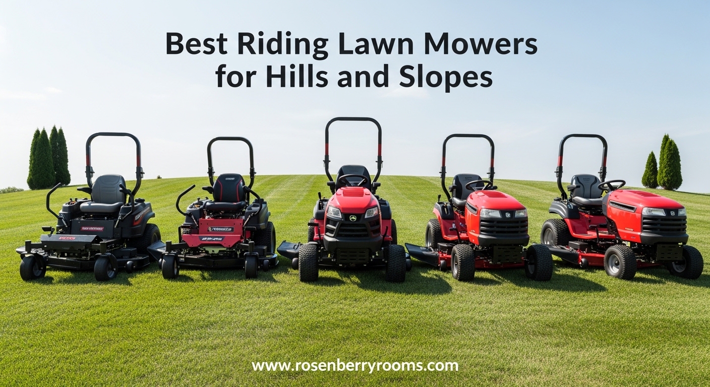 Best Riding Lawn Mowers for Hills and Slopes