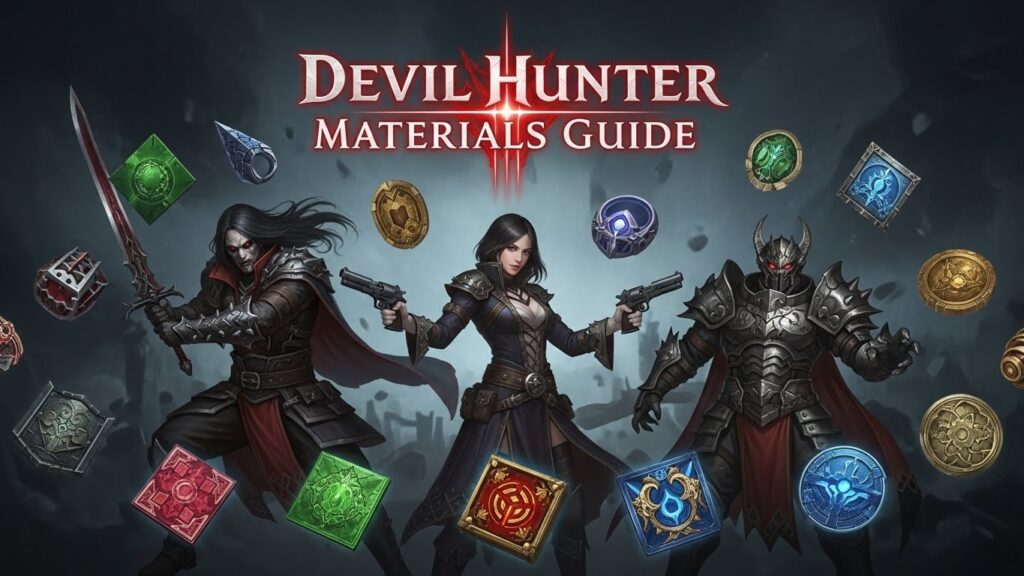 Devil Hunter Materials