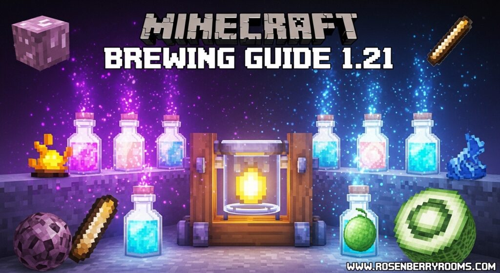 Minecraft Brewing Guide (February 2026) All Potion Recipes 1.21
