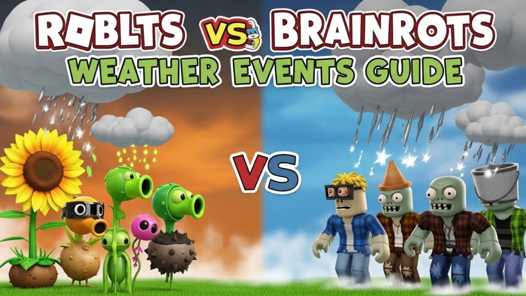 Current image: Plants vs Brainrots Weather Events Guide