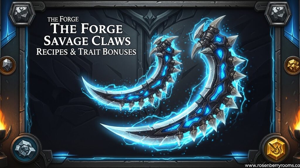 Savage Claws Recipes