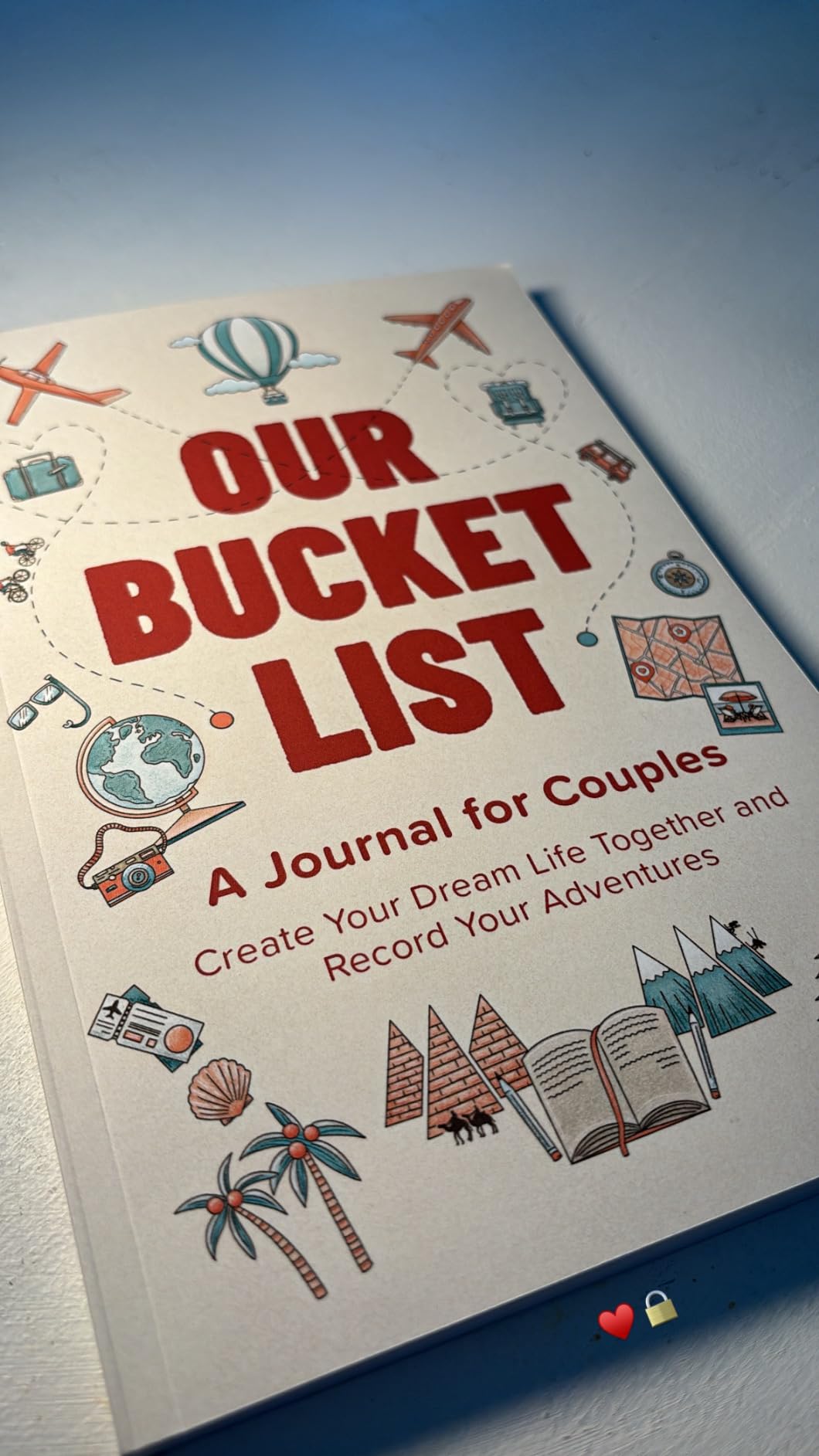 Our Bucket List: A Journal for Couples: Create Your Dream Life Together and Record Your Adventures Customer Review Our Bucket List: A Journal for Couples: Create Your Dream Life Together and Record Your Adventures - Customer Photo 1