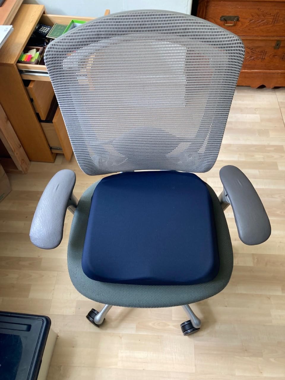 Tempur-Pedic Seat Cushion, Medium , Dark Navy Blue customer photo 2