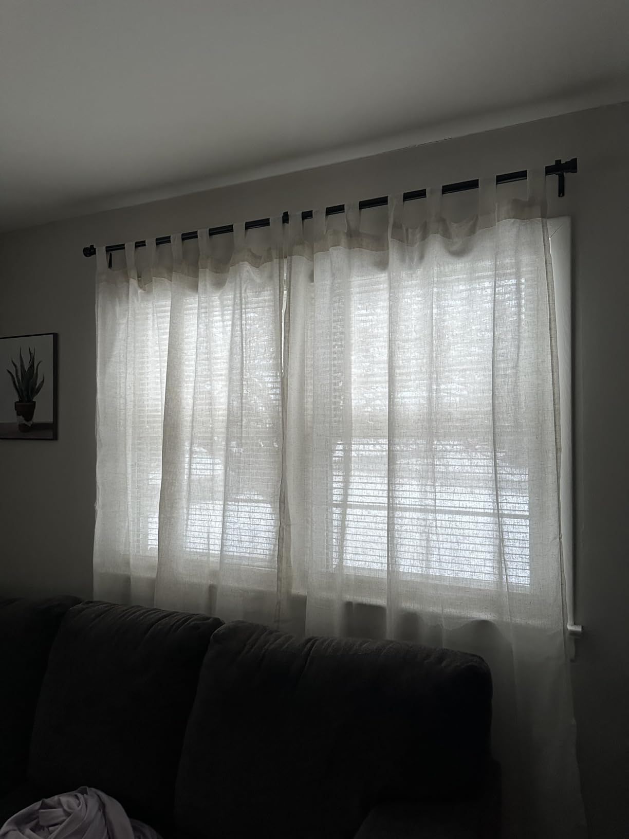 IKEA Ritva Curtains with Tie-backs, 1 Pair, White customer photo 1
