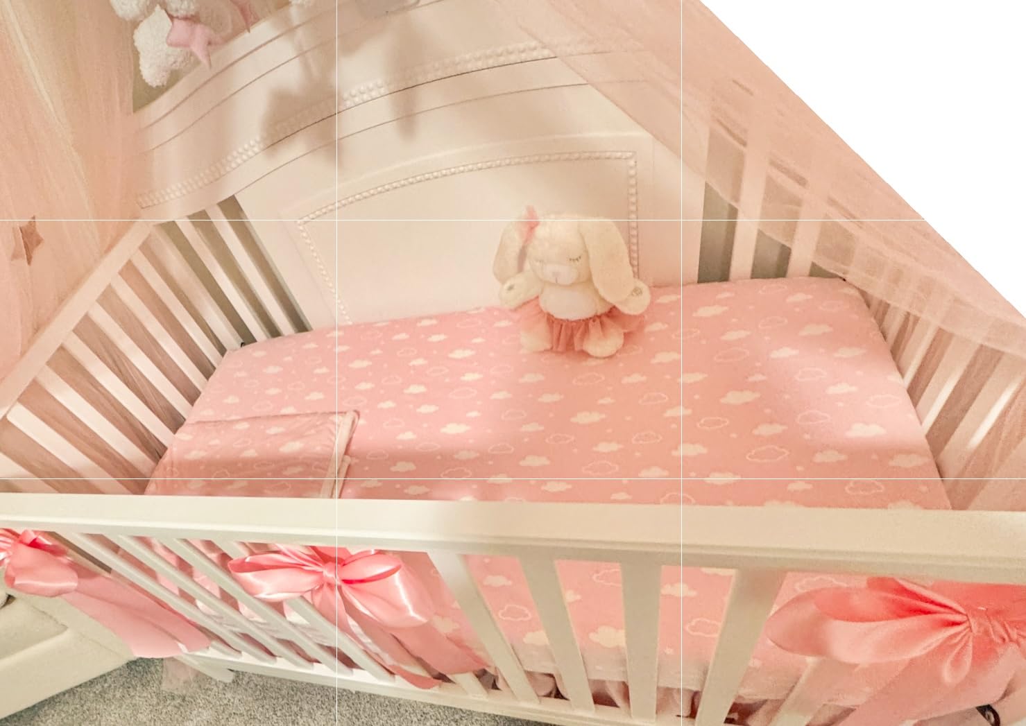 American Baby Company Heavenly Soft Chenille Fitted Crib Sheet 28