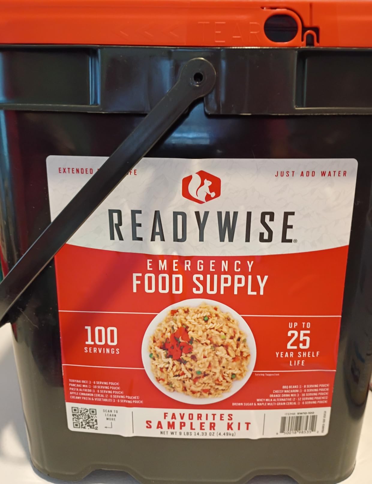 ReadyWise Prepper Pack Bucket - 52 Servings Emergency Food Supply, Survival Kit, Protein Meals, Dehydrated & Freeze Dried Food, Ready to Eat Camping Essentials, up to 25 Year Shelf Stable Life customer photo 2
