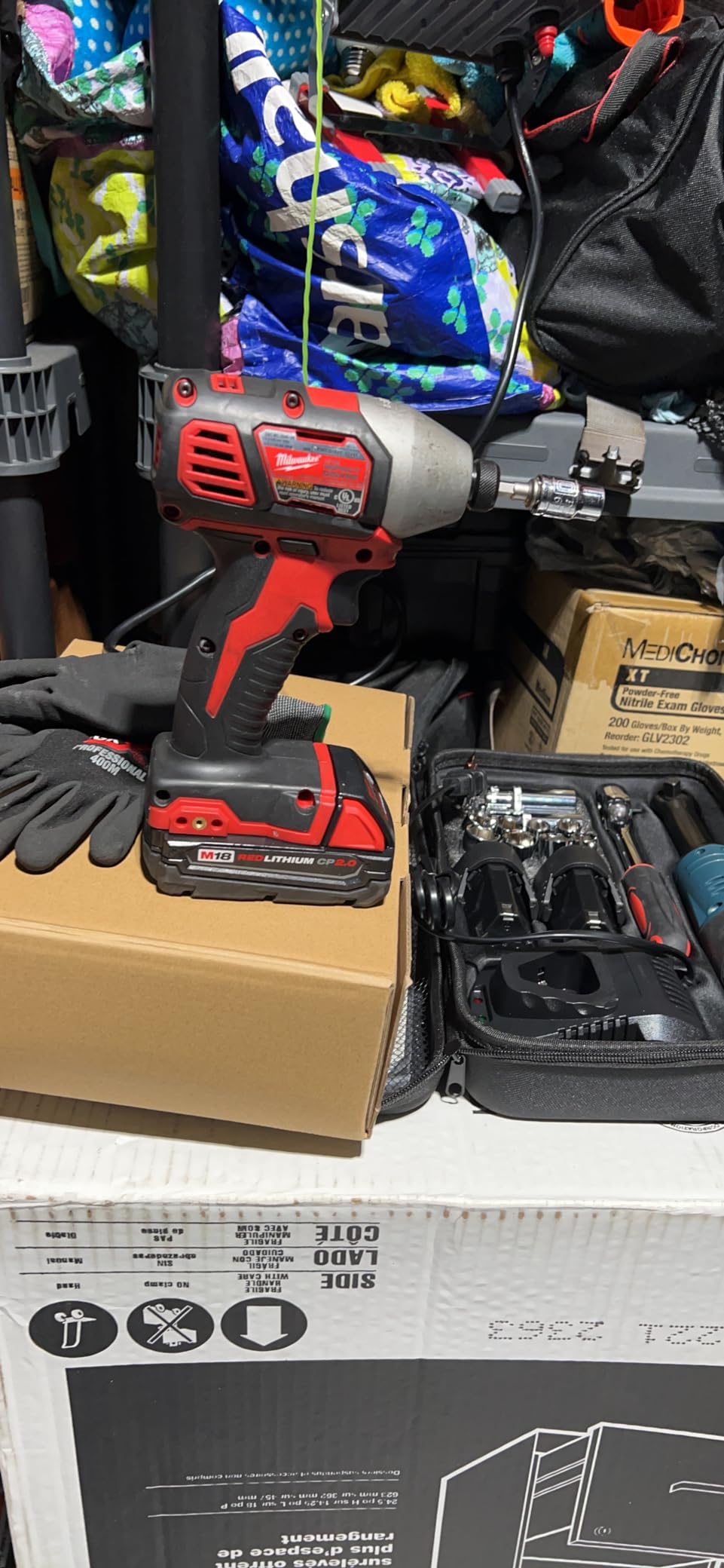 Milwaukee 2656-20 M18 18V 1/4 Inch Lithium Ion Hex Impact Driver with 1,500 Inch Pounds of Torque and LED Lighting Array (Battery Not Included, Power Tool Only) Customer Review Milwaukee 2656-20 M18 18V 1/4 Inch Lithium Ion Hex Impact Driver with 1,500 Inch Pounds of Torque and LED Lighting Array (Battery Not Included, Power Tool Only) - Customer Photo 1