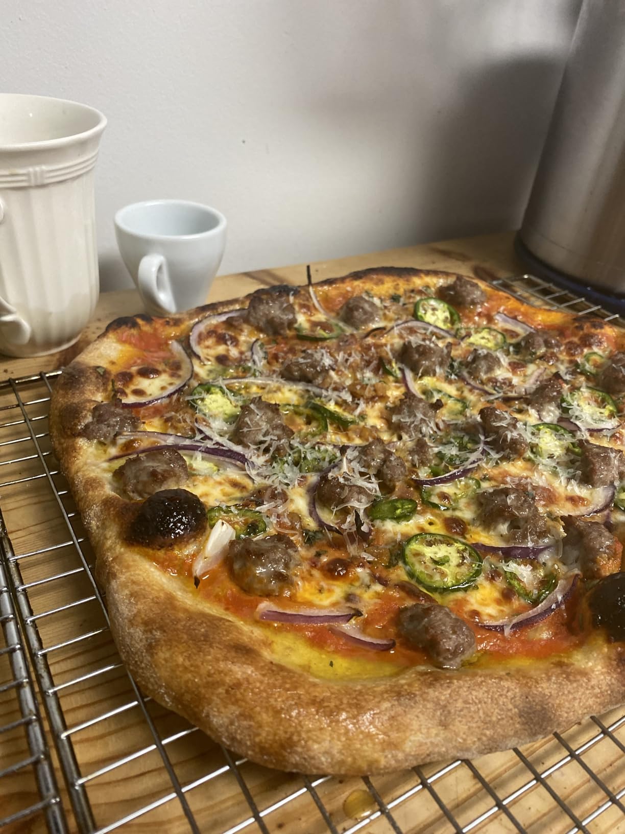 NerdChef Steel Stone - High Performance Pizza Baking | Made in USA (14.5