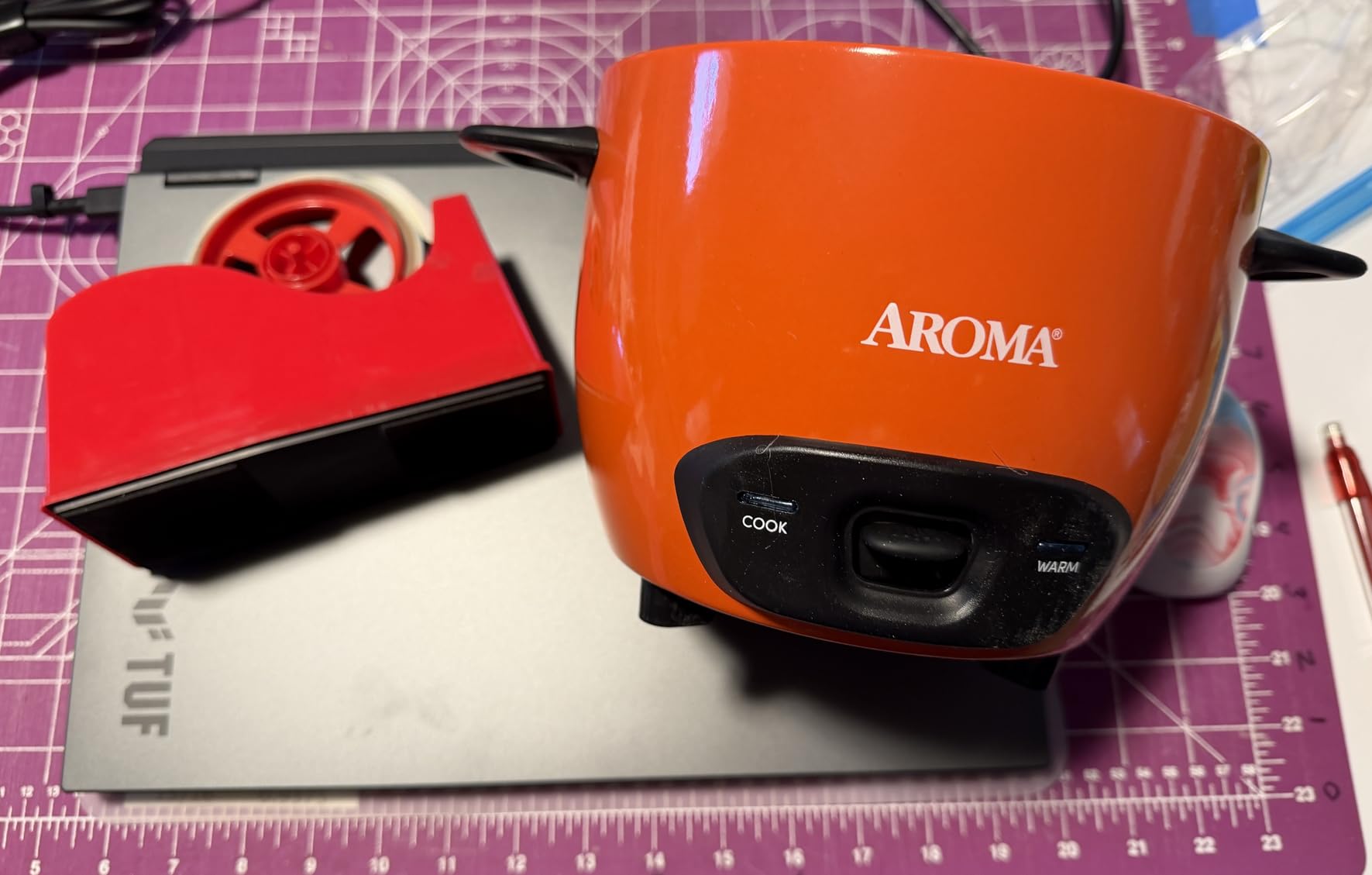 AROMA Rice Cooker, 3-Cup (Uncooked) / 6-Cup (Cooked), Small Rice Cooker, Oatmeal Cooker, Soup Maker, Auto Keep Warm, 1.5 Qt, White, ARC-363NG Customer Review AROMA Rice Cooker, 3-Cup (Uncooked) / 6-Cup (Cooked), Small Rice Cooker, Oatmeal Cooker, Soup Maker, Auto Keep Warm, 1.5 Qt, White, ARC-363NG - Customer Photo 1