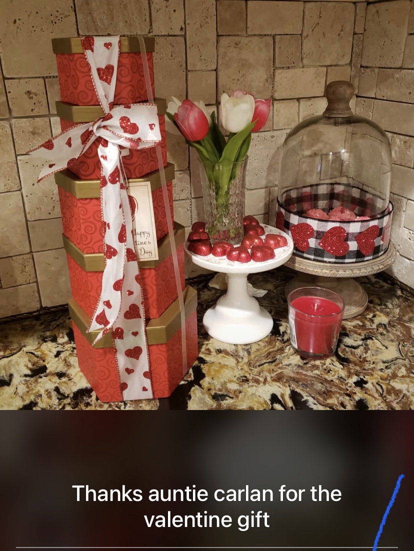 Broadway Basketeers Snacks and Sweets Ruby Red Gift Basket Tower, Anniversary, Birthday, Thinking of You for Women, Mom, Step-Mother, Wife, Girlfriend, Her or Him Customer Review Broadway Basketeers Snacks and Sweets Ruby Red Gift Basket Tower, Anniversary, Birthday, Thinking of You for Women, Mom, Step-Mother, Wife, Girlfriend, Her or Him - Customer Photo 2