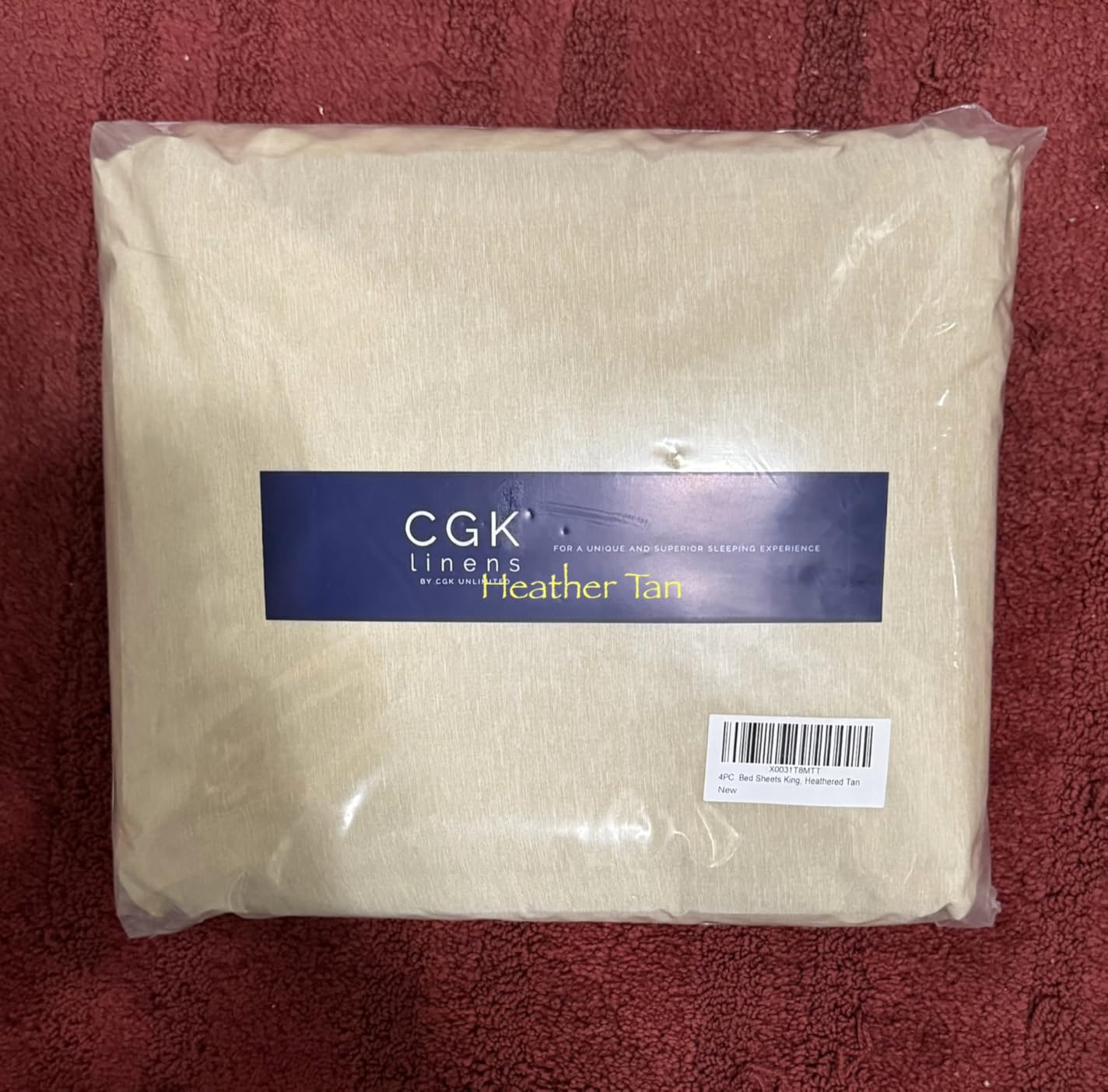 CGK Unlimited Queen Size 4 Piece Sheet Set - Comfy Breathable & Cooling Bed Sheets - Hotel Luxury Bedding, Deep Pockets, Ultra-Soft, Wrinkle Free, Oeko-Tex Certified - White customer photo 1