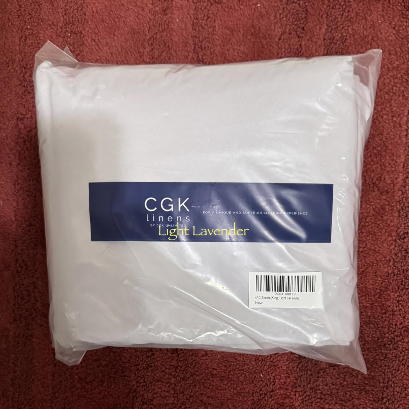CGK Unlimited Queen Size 4 Piece Sheet Set - Comfy Breathable & Cooling Bed Sheets - Hotel Luxury Bedding, Deep Pockets, Ultra-Soft, Wrinkle Free, Oeko-Tex Certified - White customer photo 2
