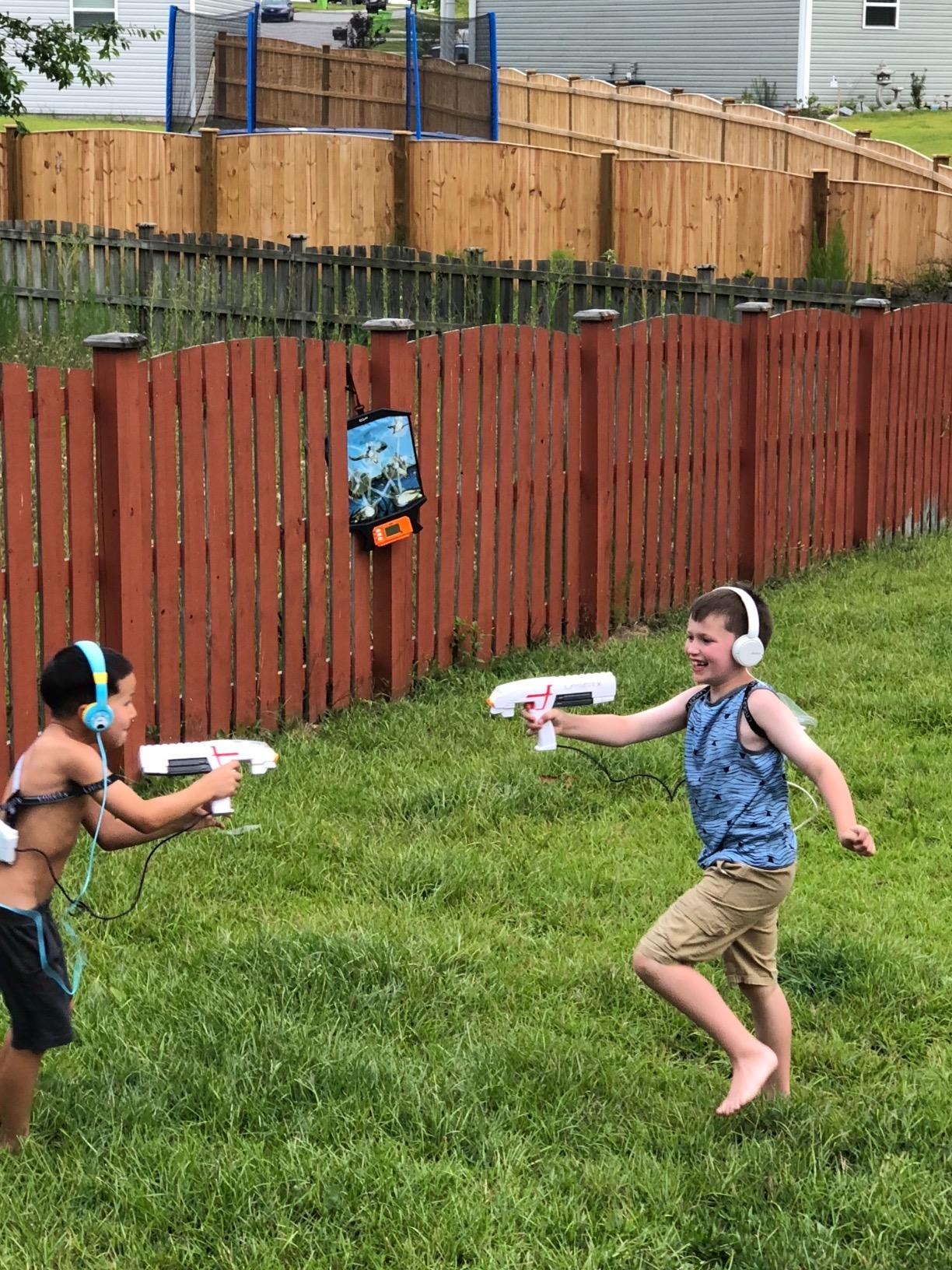 LASER X The Original Two Player Laser Tag Gaming Set, Blasters & Vest Sensors, Ages 6+ customer photo 1