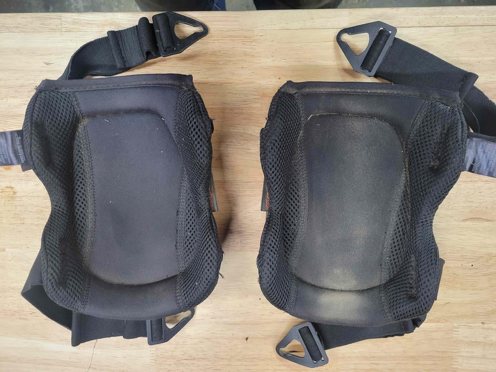 NoCry Professional Gel Knee Pads for Work with Soft Foam and Gel Cushion - Heavy Duty Cap, Reinforced Adjustable Straps, Military Grade Rivets and Built-in Hang Loops - Perfect for Construction customer photo 2