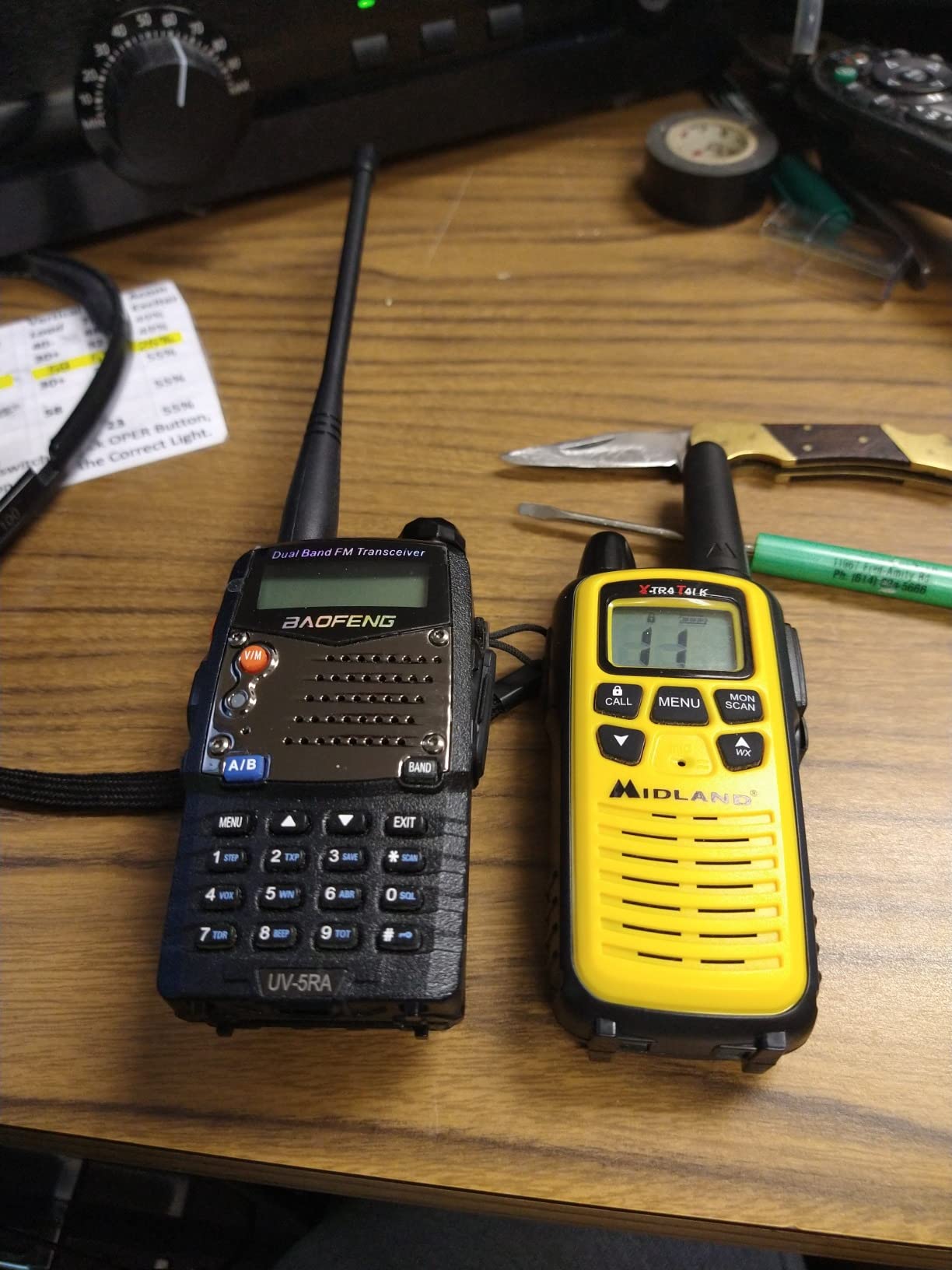 Midland LXT630X3VP3 FRS Walkie Talkies - Long Range 36-Channel Two-Way Radios, NOAA Weather Alerts (3-Pack, Yellow - Black) customer photo 1