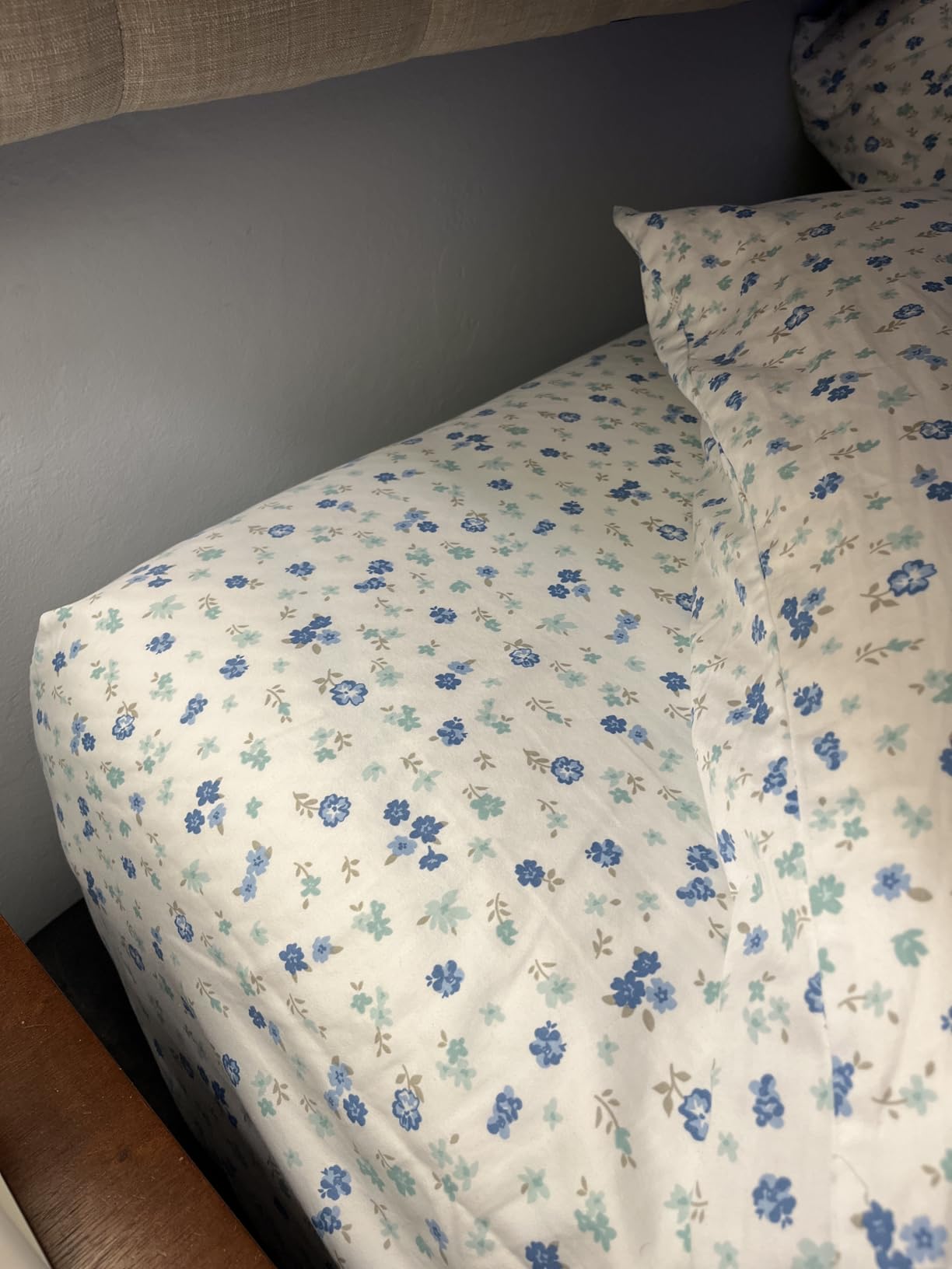 California Design Den Natural 100% Cotton Sheets Queen Size Bed Set - Soft 400 Thread Count Sateen, Queen Sheets, Deep Pockets with All Around Elastic for a Snug Fit, Durable Bedding - White customer photo 1