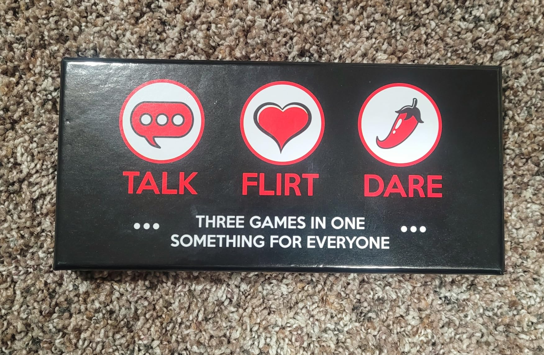 Talk Flirt Dare Couples Game, Valentine's Day Gift for Couples, Fun Romantic Date Night Card Game, Conversation and Challenge Cards to Build Connection, Intimacy and Playfulness Customer Review Talk Flirt Dare Couples Game, Valentine's Day Gift for Couples, Fun Romantic Date Night Card Game, Conversation and Challenge Cards to Build Connection, Intimacy and Playfulness - Customer Photo 2