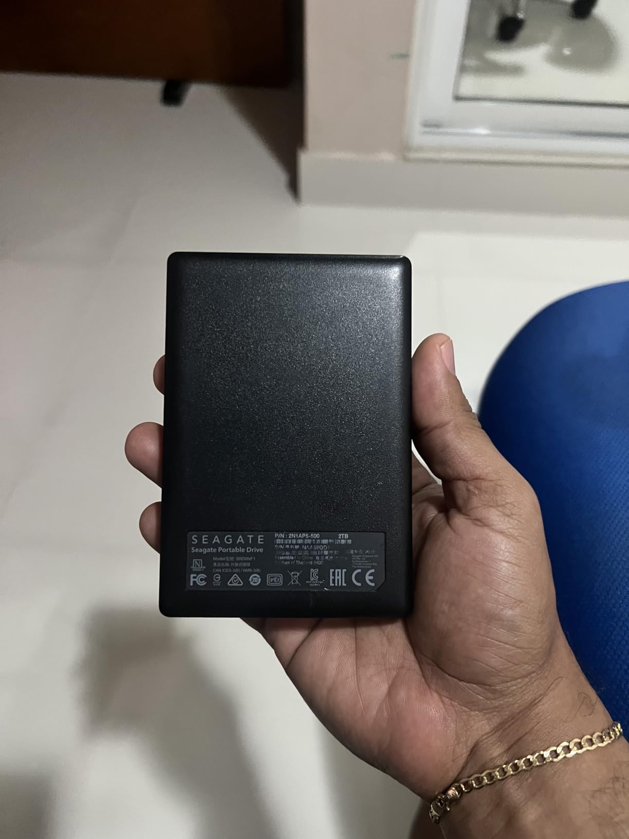Seagate Portable 4TB External Hard Drive HDD – USB 3.0 for PC, Mac, Xbox, & PlayStation - 1-Year Rescue Service (SRD0NF1) - Customer Photo 1