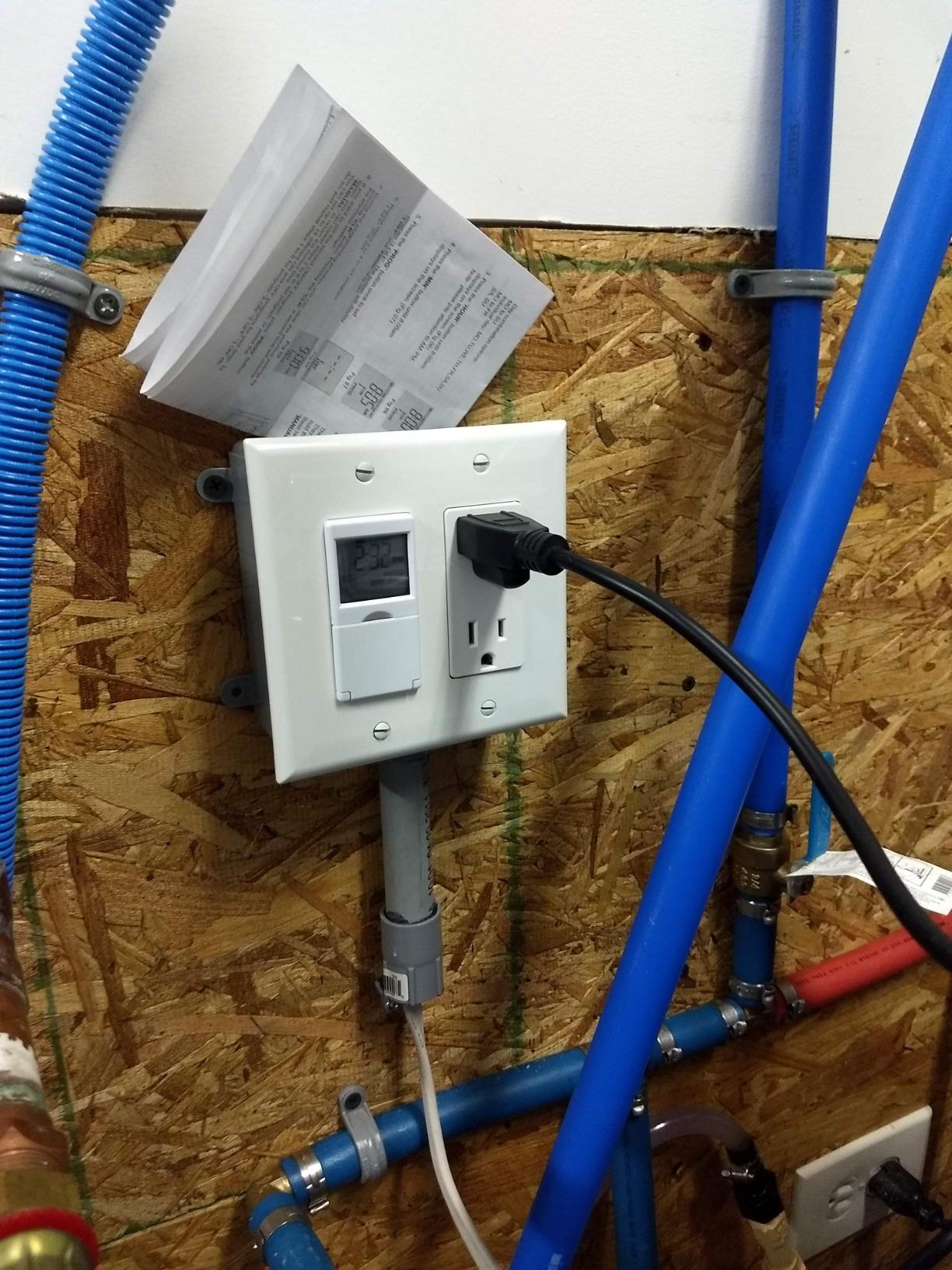 115V Water Recirculating Pump 3/4 Inch Circulating Water Pump for Water Heater System(RS15-6 Blue) customer photo 1