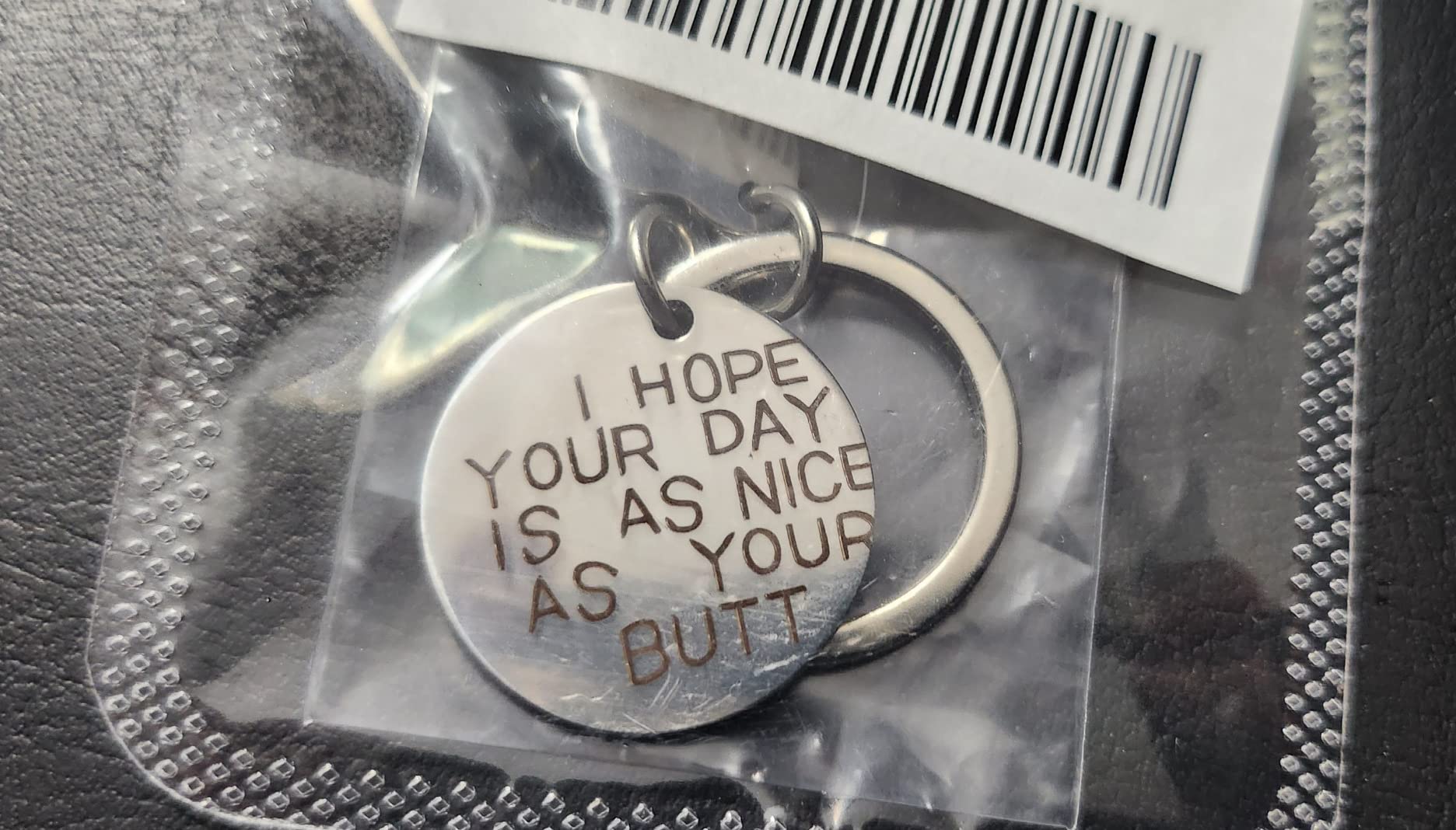 ShiQiao Spl I Hope Your Day Is As Nice As Your Butt Keychain Boyfriend Girlfriend Gifts Keyring I Love You Wife Husband Gifts Customer Review ShiQiao Spl I Hope Your Day Is As Nice As Your Butt Keychain Boyfriend Girlfriend Gifts Keyring I Love You Wife Husband Gifts - Customer Photo 4