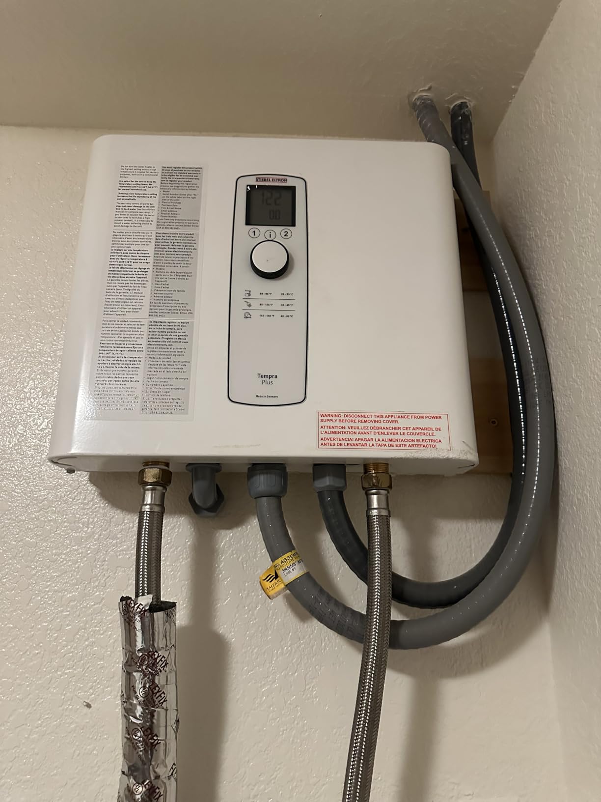 Stiebel Eltron Tankless Water Heater - Tempra 15 Trend - Electric, On Demand Hot Water, Eco, White customer photo 1