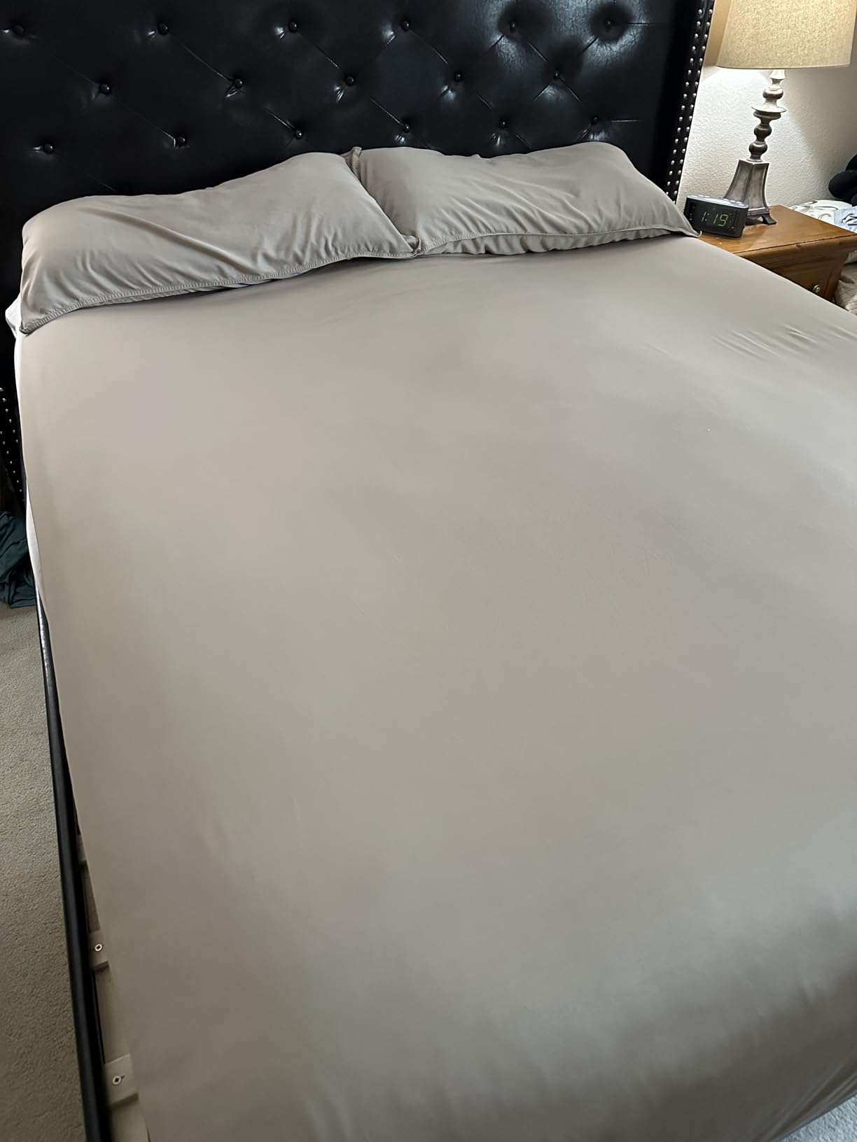 King Sheets by Pure Bamboo, Genuine 100% Organic Viscose Derived from Bamboo Bed Sheet Set, Soft & Cooling, Double Stitching, 2 Year Quality Promise customer photo 2