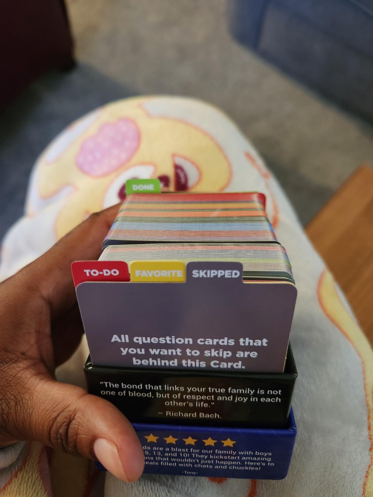 Life Sutra Couple Reconnect 3 in 1 Game - 200 Classsic Conversation Cards, 100 Scratch Off Date Adventures and Endless Date Nights Combinations with The Couples Dice Game. Ideal Valentine's Gift Customer Review Life Sutra Couple Reconnect 3 in 1 Game - 200 Classsic Conversation Cards, 100 Scratch Off Date Adventures and Endless Date Nights Combinations with The Couples Dice Game. Ideal Valentine's Gift - Customer Photo 3