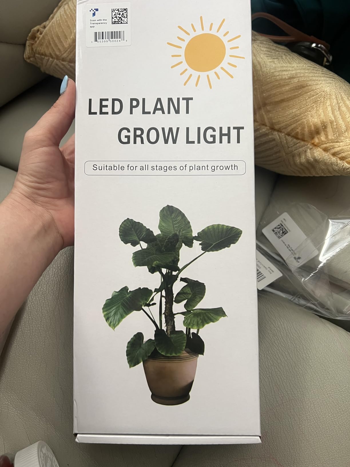 Grow Light for Indoor Plants - Upgraded Version 80 LED Lamps with Full Spectrum & Red Blue Spectrum, 3/9/12H Timer, 10 Dimmable Level, Adjustable Gooseneck, 3 Switch Modes customer photo 1