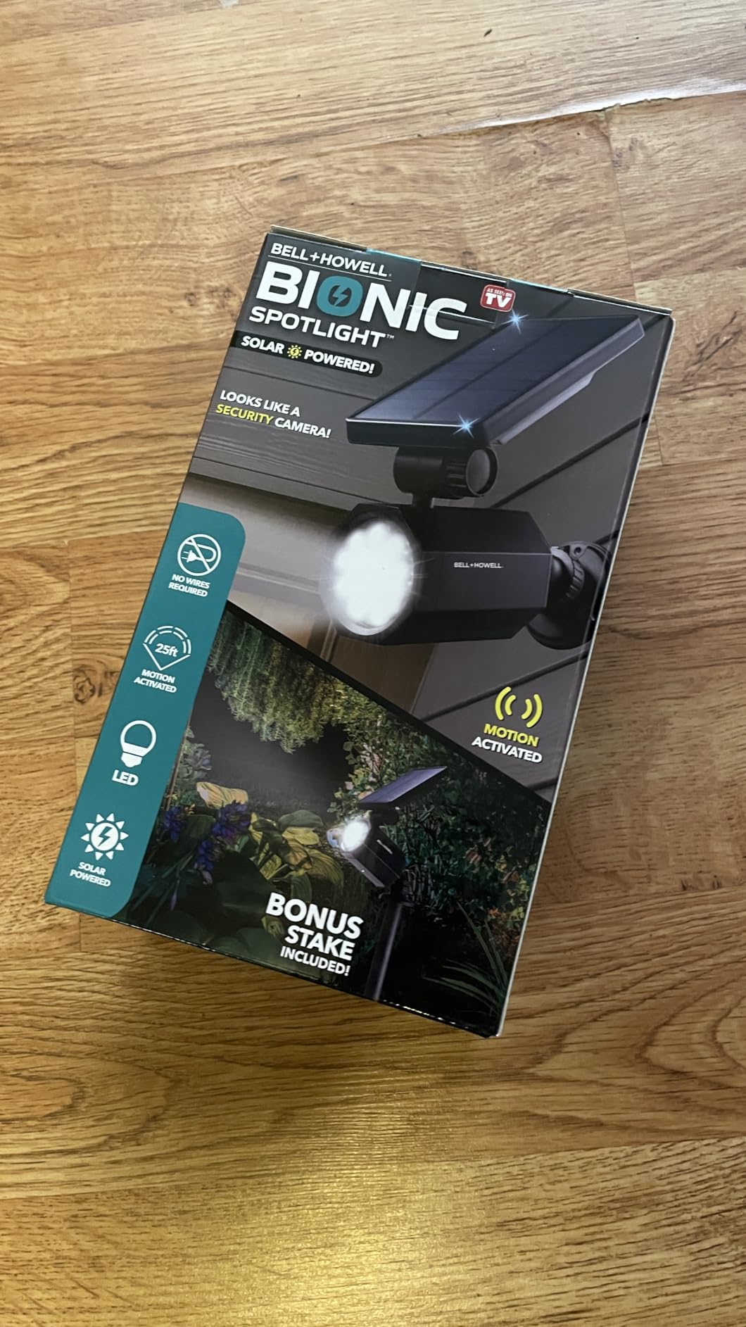 Bell+Howell Bionic Spotlight Motion Solar Spot Lights Outdoor Waterproof, Landscape Light, Outdoor Solar Yard Lighting Weather Resistant, Super Bright LED Lights, for Garden, Lawn As Seen On TV customer photo 2