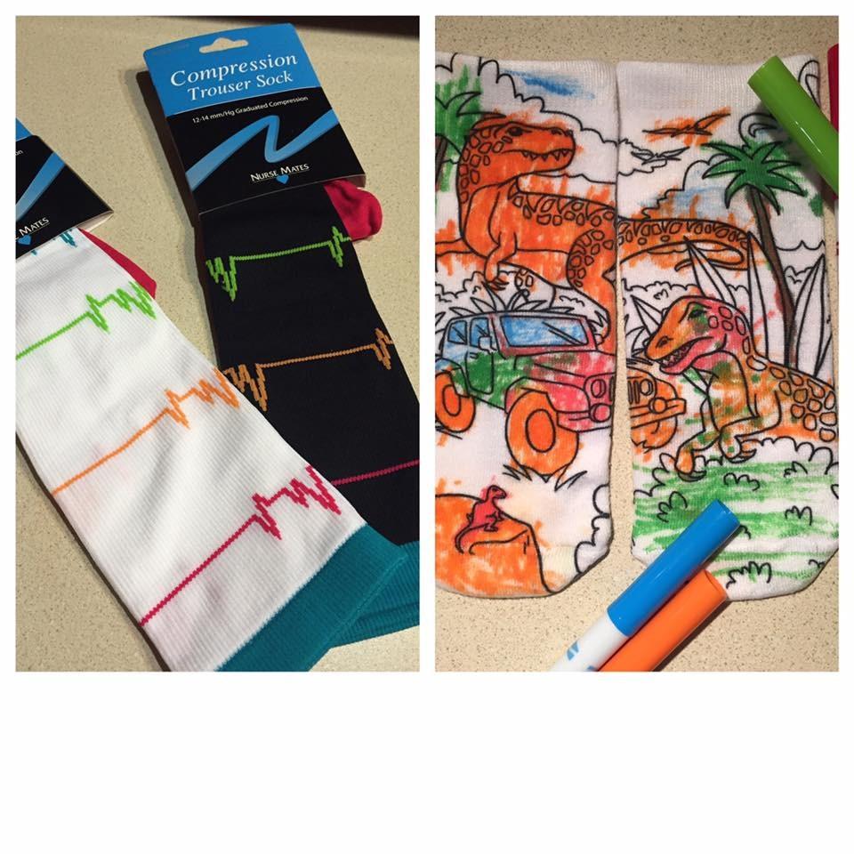 Nurse Mates Women's Calf Socks | 12-14 mmHg Compression | Superior Support & Comfort | 1 Pair customer photo 1