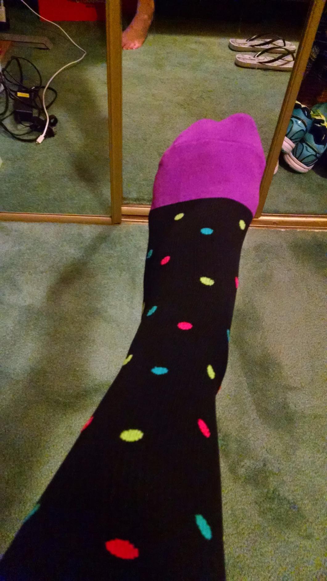 Nurse Mates Women's Calf Socks | 12-14 mmHg Compression | Superior Support & Comfort | 1 Pair customer photo 2