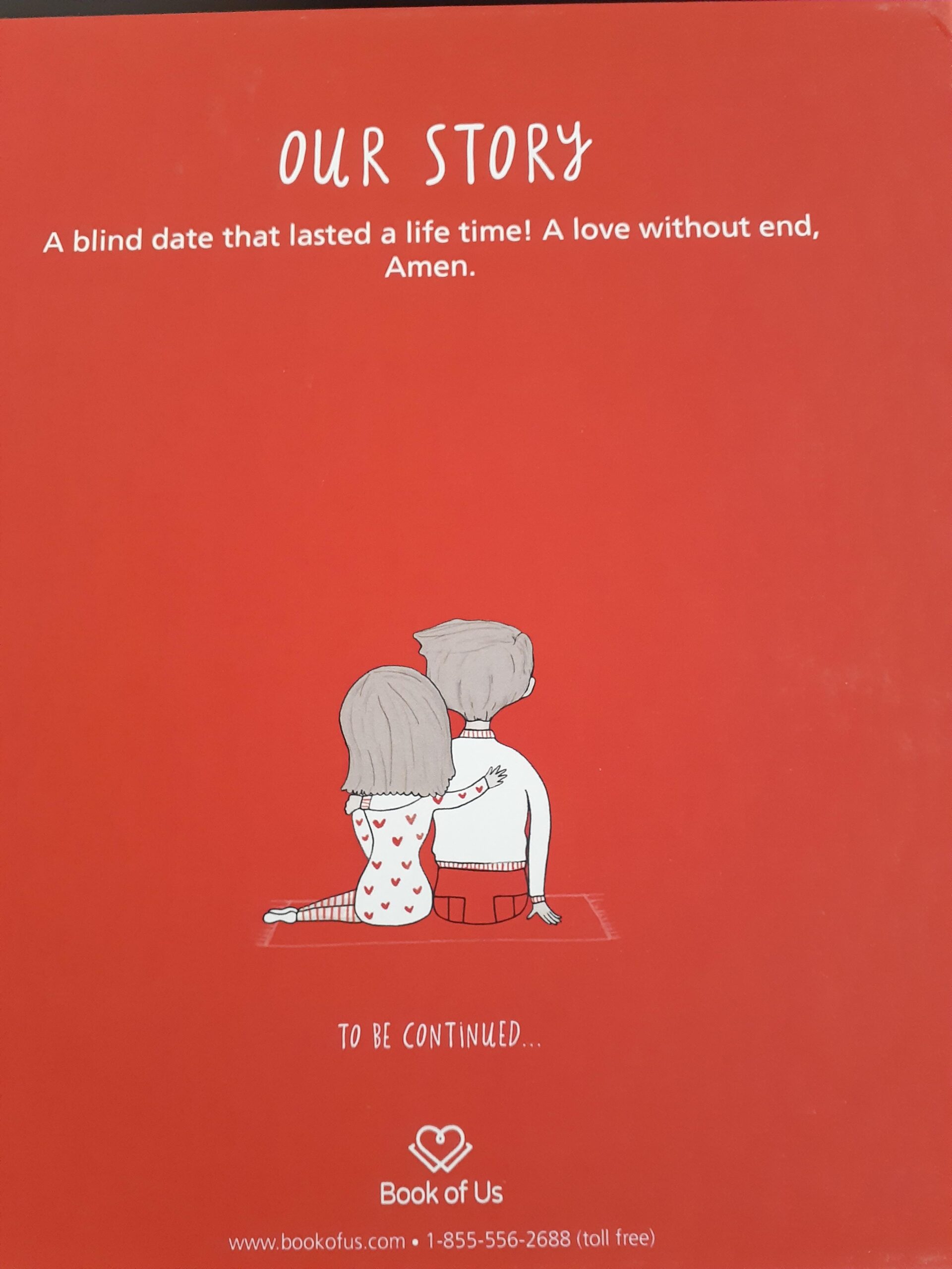 Personalized Book for Boyfriend, Girlfriend, Spouse, Partner, Anniversary | Book of Us (Hardcover) Customer Review Personalized Book for Boyfriend, Girlfriend, Spouse, Partner, Anniversary | Book of Us (Hardcover) - Customer Photo 1