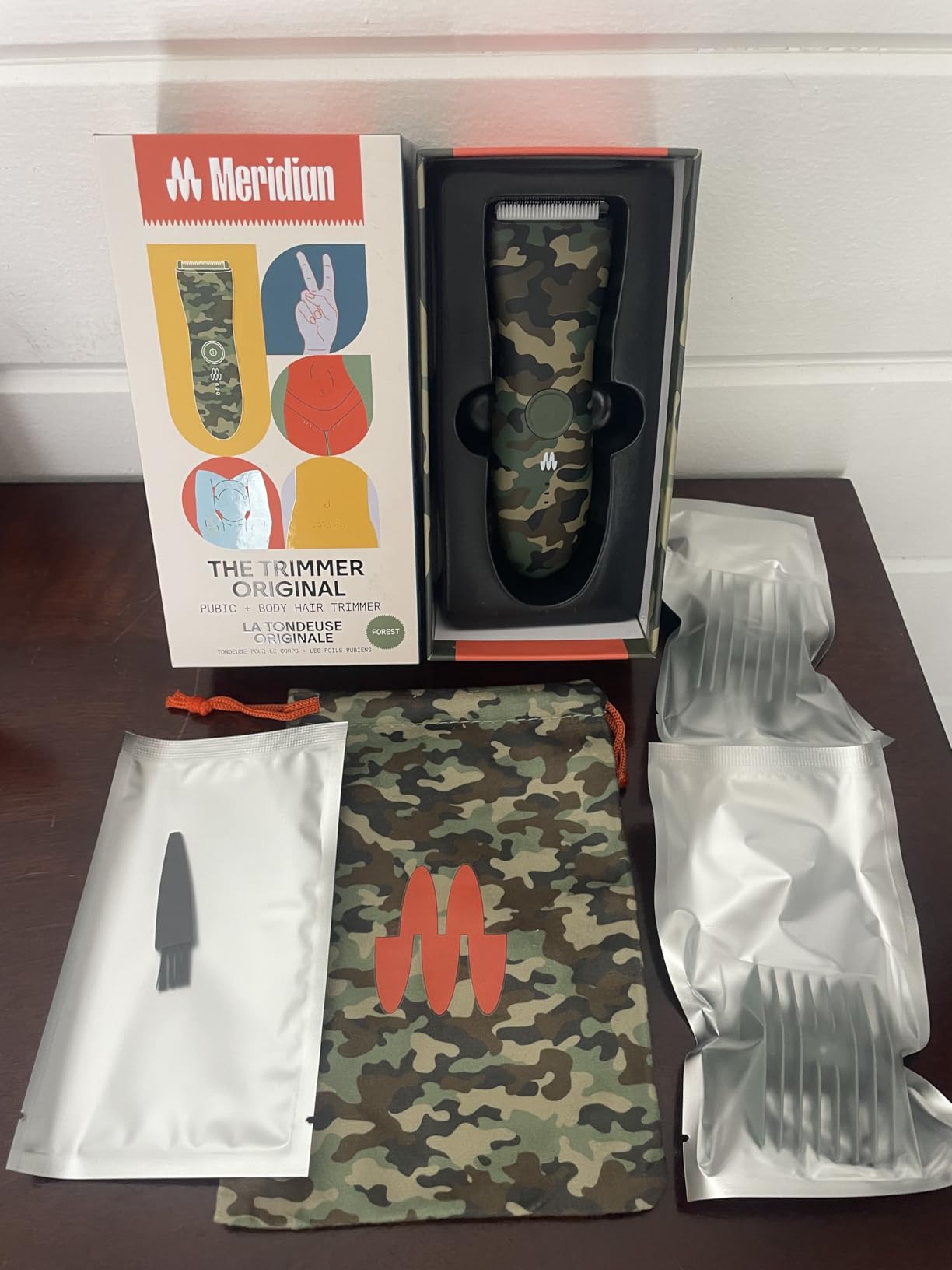 MERIDIAN The Trimmer Original | Body Hair Trimmer for Men & Women | Sage customer photo 1