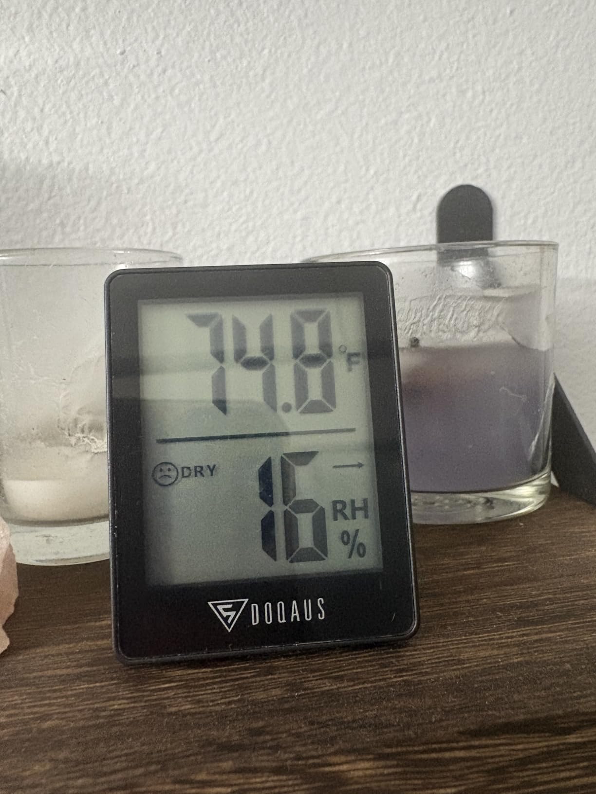 DOQAUS Digital Hygrometer Indoor Thermometer 3 Pack, Room Thermometer with 5s Fast Refresh, Accurate Humidity Meter Temperature Sensor for Home, Bedroom, Baby Room, Office, Greenhouse, Cellar (Black) customer photo 1
