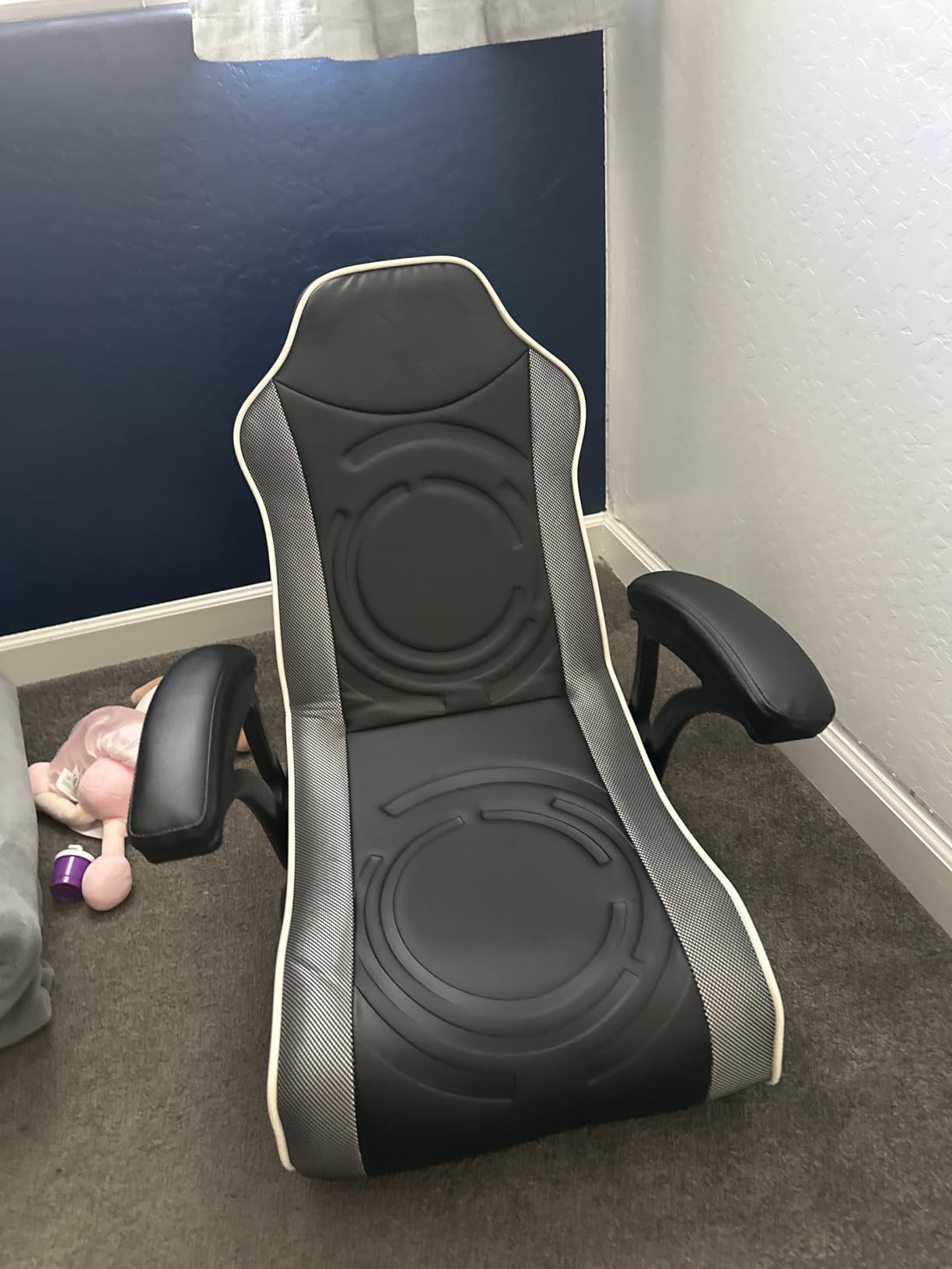 X Rocker Video Gaming Floor Rocker Chair, Built-in Audio, Foldable, for Gamers, Bedroom, or Game Room for Boys, Girls, Teens 5-17, Gifts for Gamers customer photo 1