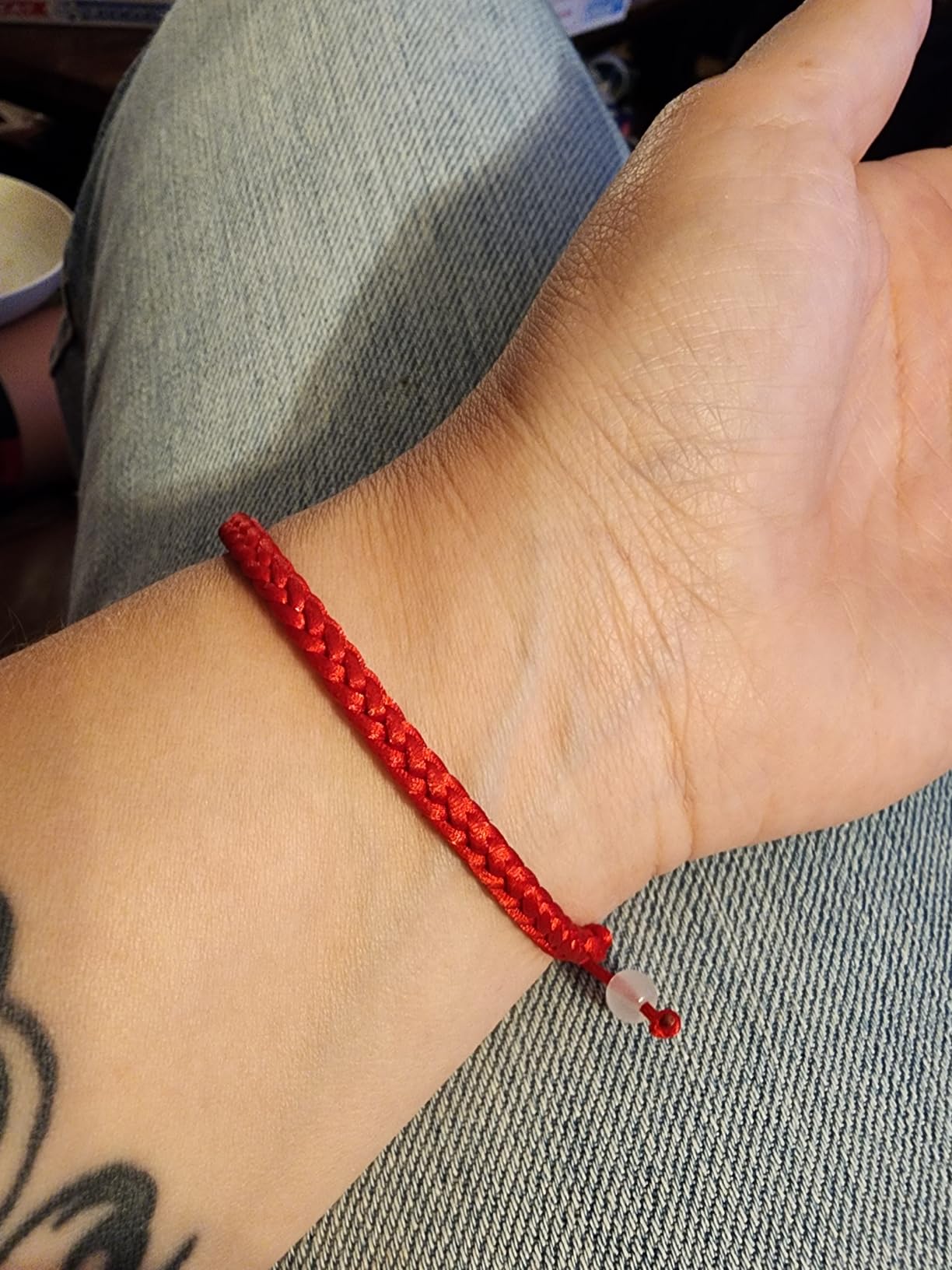 Desimtion Valentines Day Gifts for Her Couples Bracelets Red String of Fate Matching Bracelets for Couples Gifts for Him and Her, Long Distance Relationship Gifts for Girlfriend and Boyfriend - Customer Photo 1