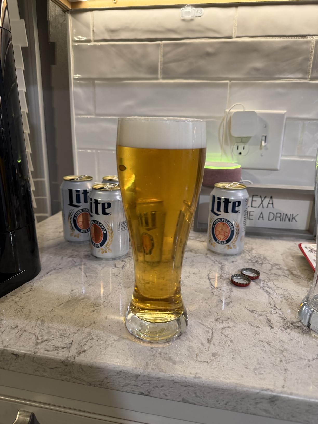 GREEN HOUSE: Draft Pour Beer Dispenser & Ultra Fine Foam Maker - Mini Kegerator for Home customer photo 1