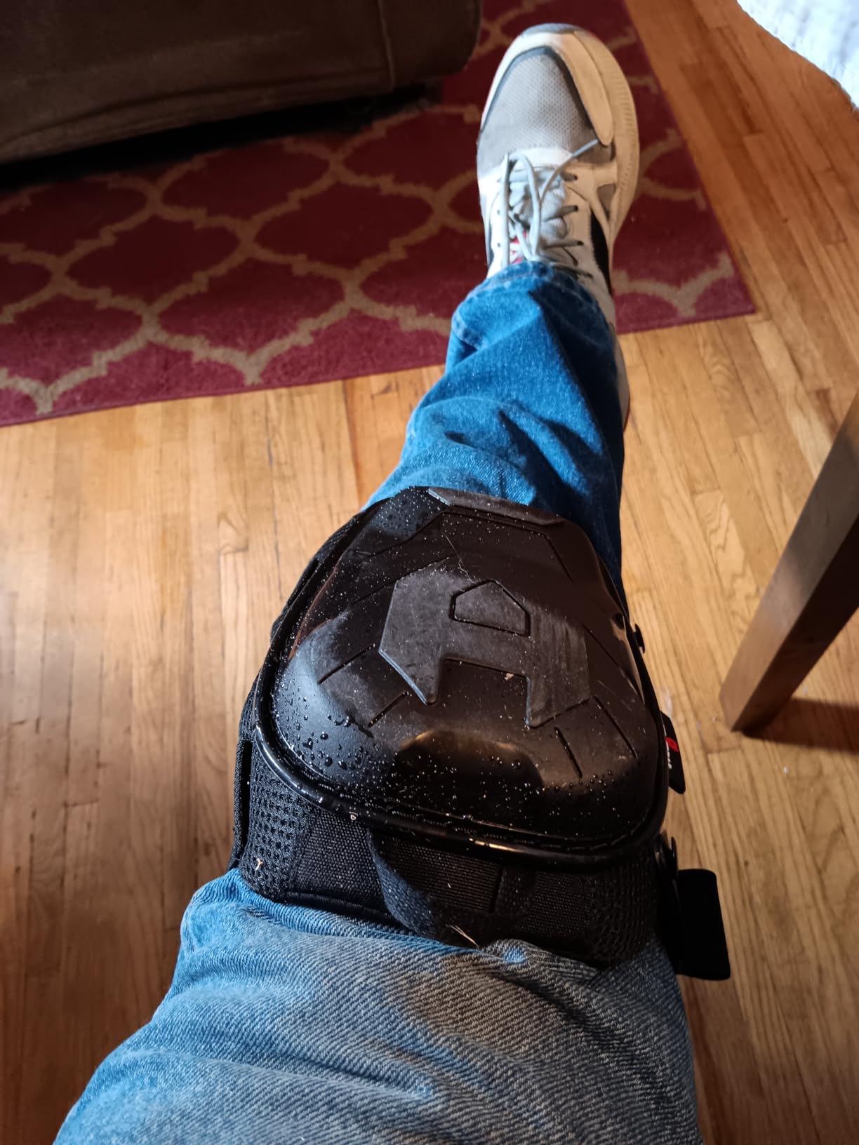 NoCry Professional Construction Knee Pads for Men and Women with Non-Slip Heavy Duty Cap and Ankle Support - Thick Foam and Gel Cushioning - Reinforced, Adjustable Straps and Military Grade Rivets customer photo 1