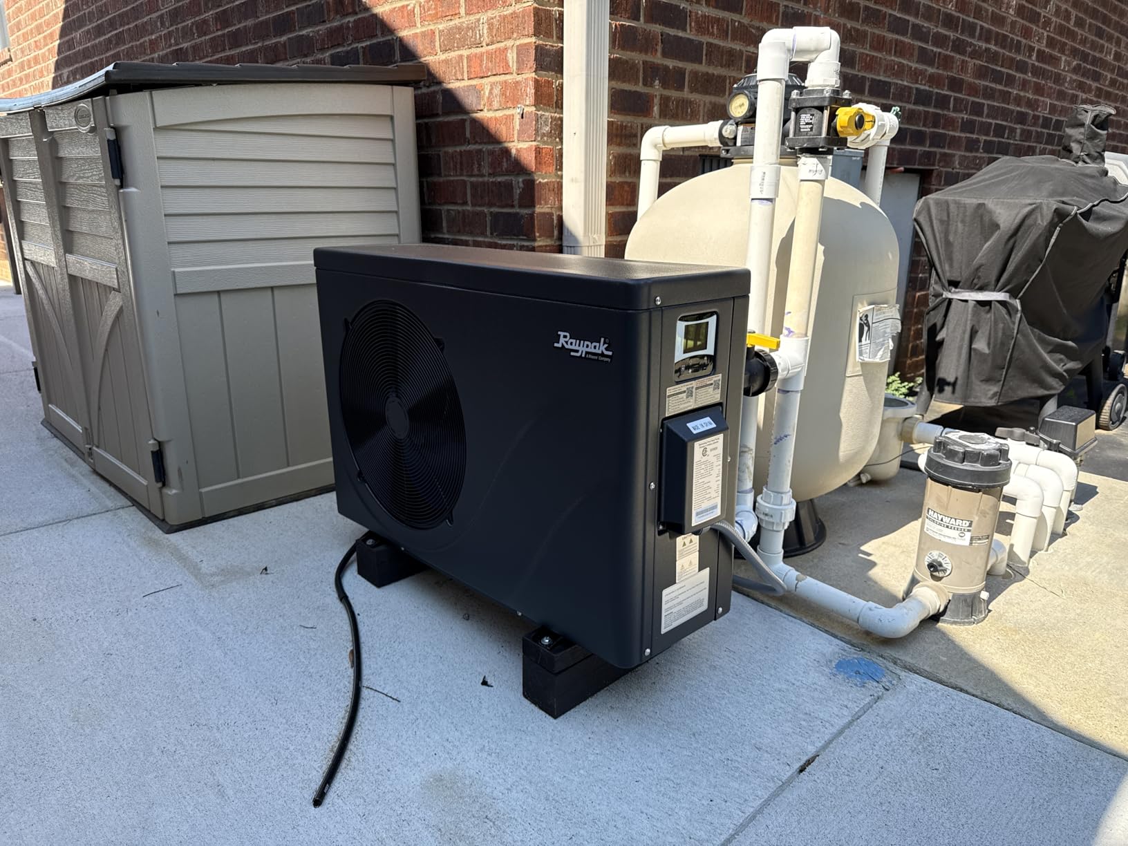 Raypak Crosswind Electric Heat/Cool Pool Heat Pump 45K BTU, 208/230V 017740 customer photo 1