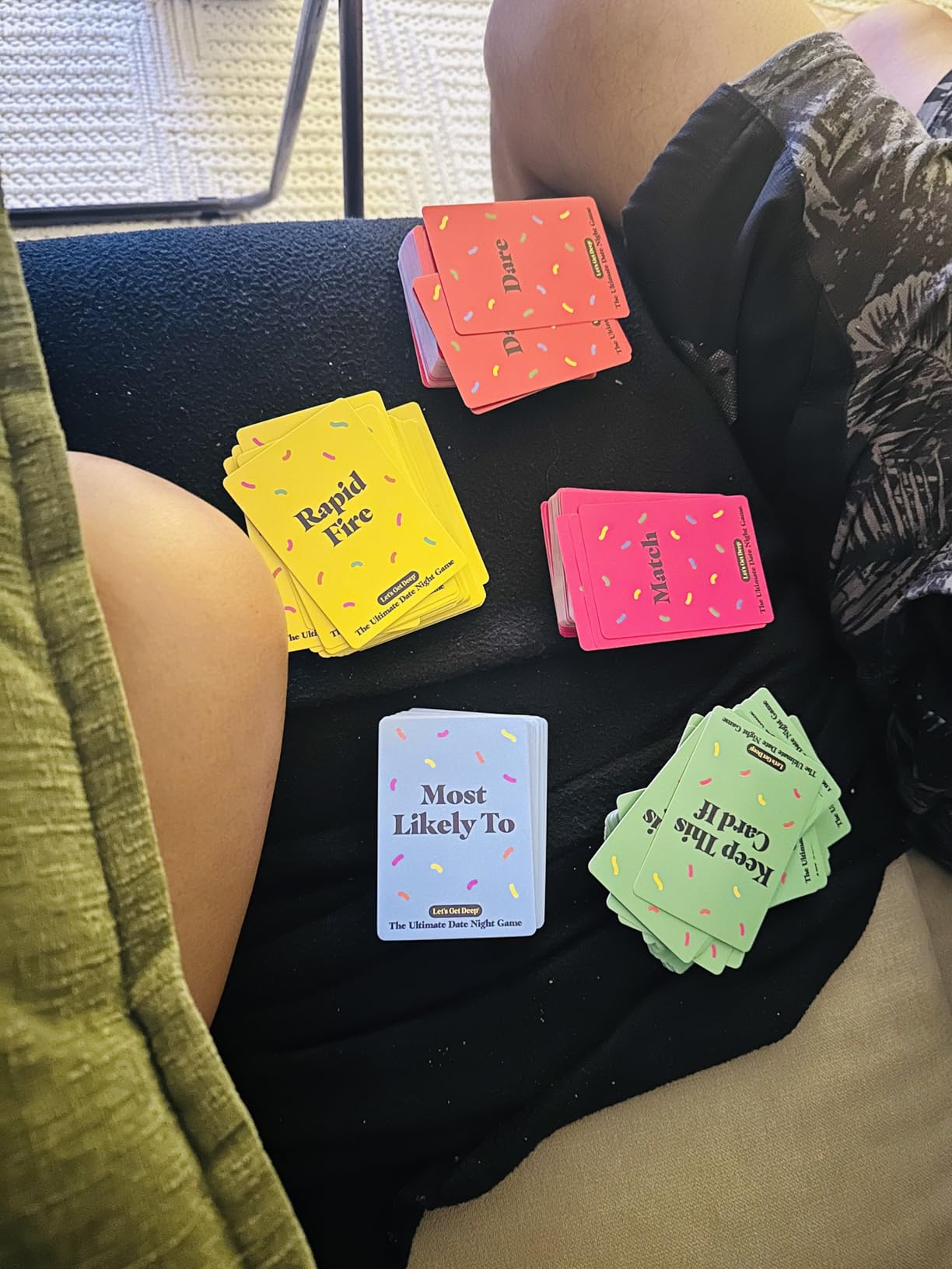 WHAT DO YOU MEME? Let's Get Deep by Relatable - Valentine's Day Couples Game, Intimacy Card Game with 200 Questions, Romantic Gift for Her, Valentines Day Gifts for Couples - Customer Photo 1
