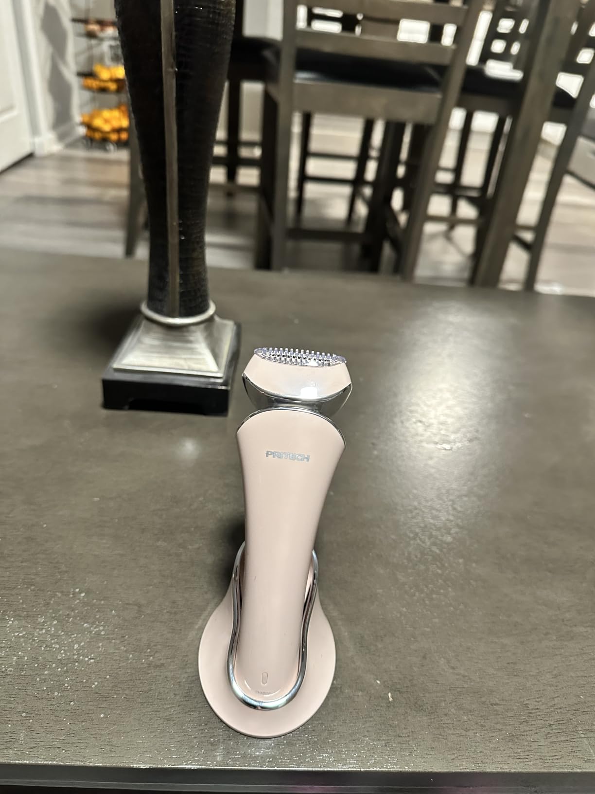 PRITECH Electric Razor for Women - Rechargeable Shaver for Women Portable Lady Shaver for Legs, Arm, Underarms, Bikini, USB Rechargeable, Wet & Dry Waterproof Bikini Trimmer for Woman, Gold customer photo 2