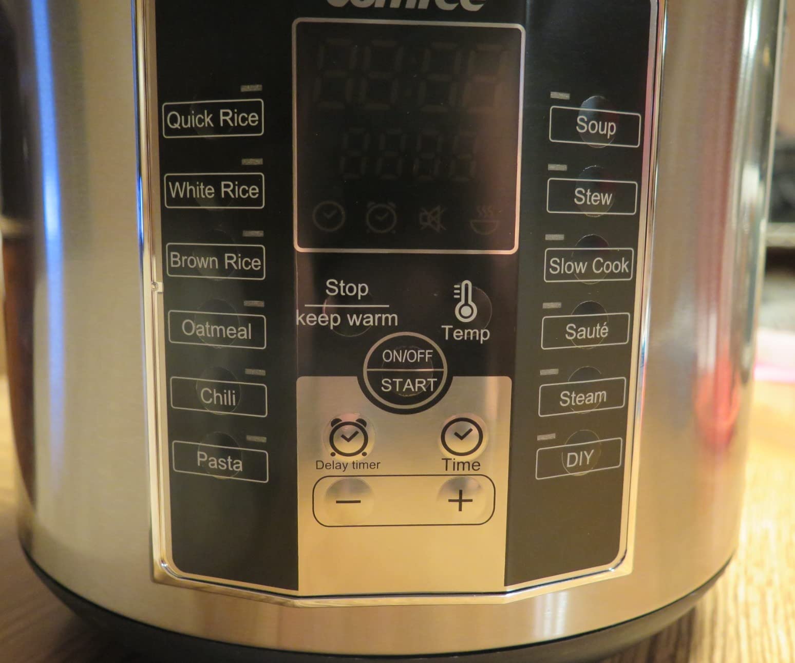COMFEE' Rice Cooker Upgraded, 6-in-1 Stainless Steel Multi Cooker, Slow Cooker, Steamer, Saute, and Warmer, 2 QT, 8 Cups Cooked(4 Cups Uncooked), Brown Rice, Quinoa and Oatmeal, 6 One-Touch Programs customer photo 2