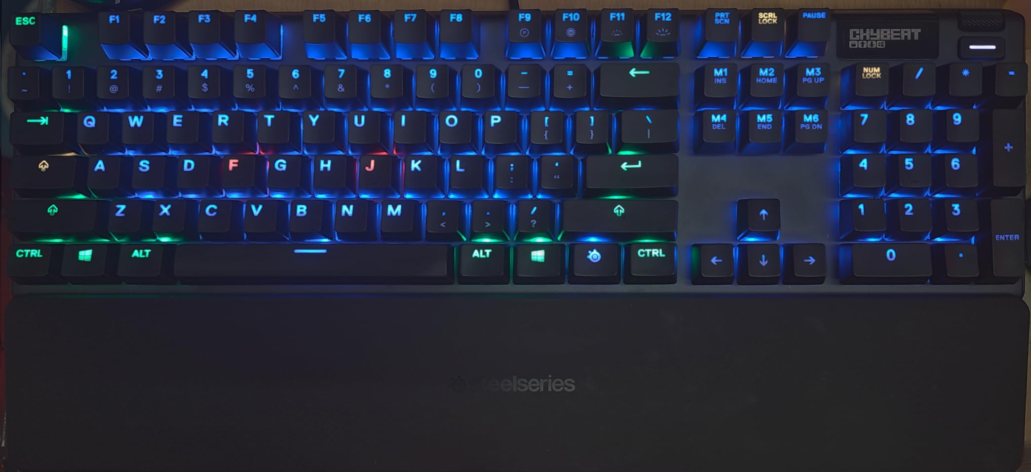 SteelSeries Apex 3 TKL RGB Gaming Keyboard - Tenkeyless Compact Form Factor - 8-Zone RGB Illumination - IP32 Water & Dust Resistant - Whisper Quiet Gaming Switch - Gaming Grade Anti-Ghosting,Black customer photo 1