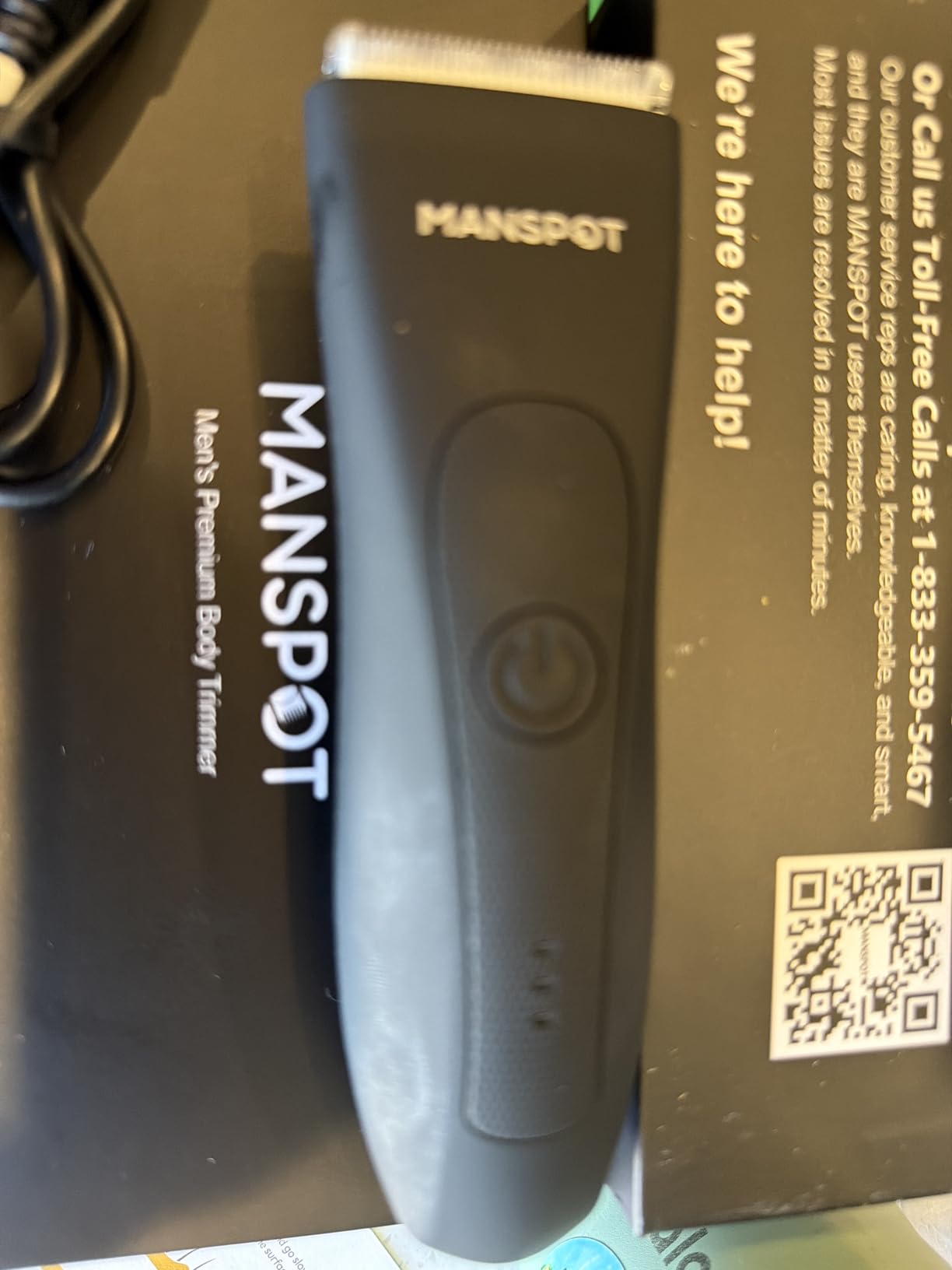 MANSPOT Manscape Groin & Body Hair Trimmer for Men, Electric Pubic Shaver customer photo 2
