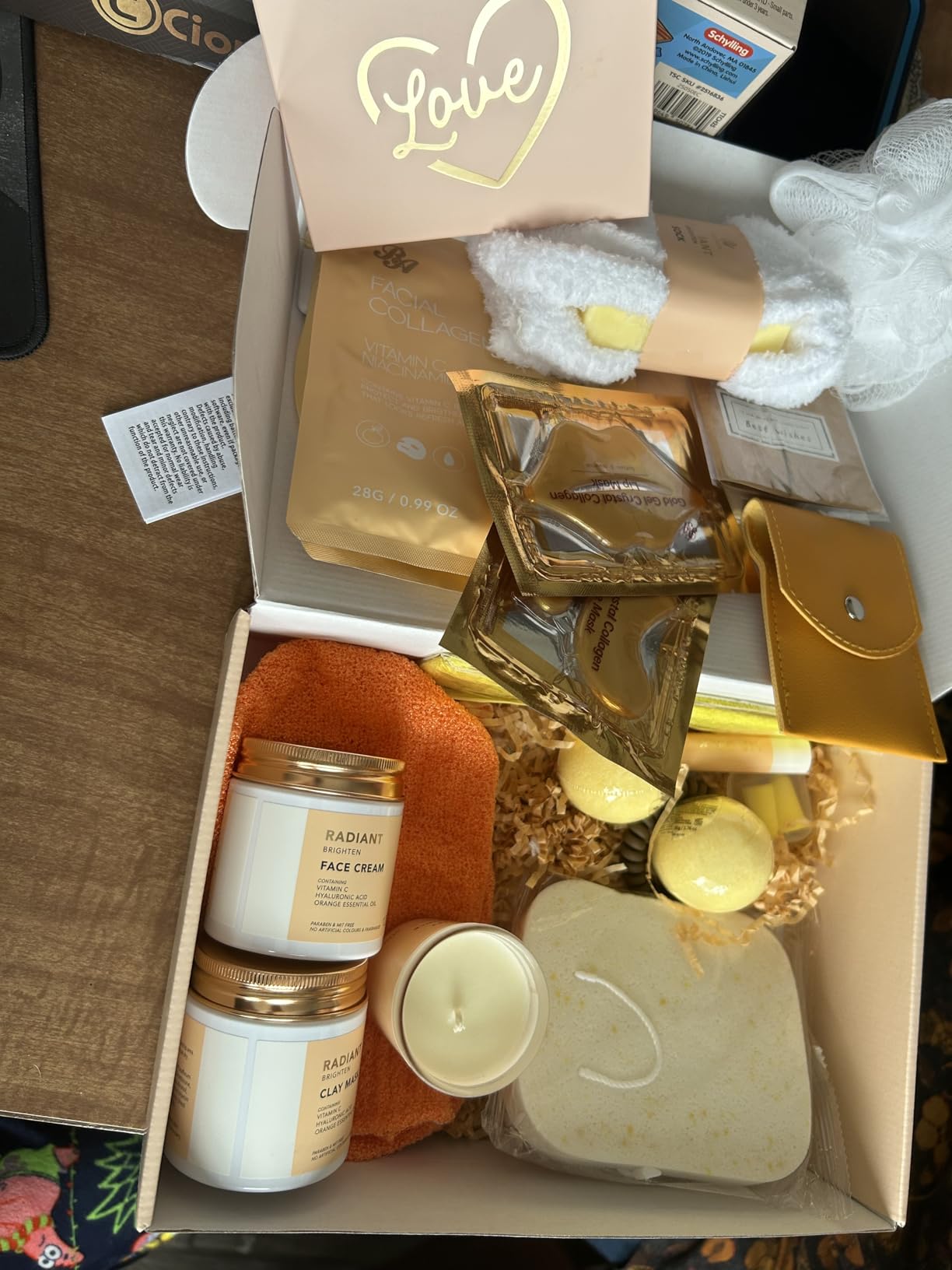 30pcs Valentines Day Gifts for Women, Spa Gifts Rose Facial Skin Care Set, Face Cream, Bath Oil, Serum, Shower Accessories, Bath and Body & Facial Kit, Birthday, Christmas, Mother's Day,Bridal Shower Customer Review 30pcs Valentines Day Gifts for Women, Spa Gifts Rose Facial Skin Care Set, Face Cream, Bath Oil, Serum, Shower Accessories, Bath and Body & Facial Kit, Birthday, Christmas, Mother's Day,Bridal Shower - Customer Photo 1