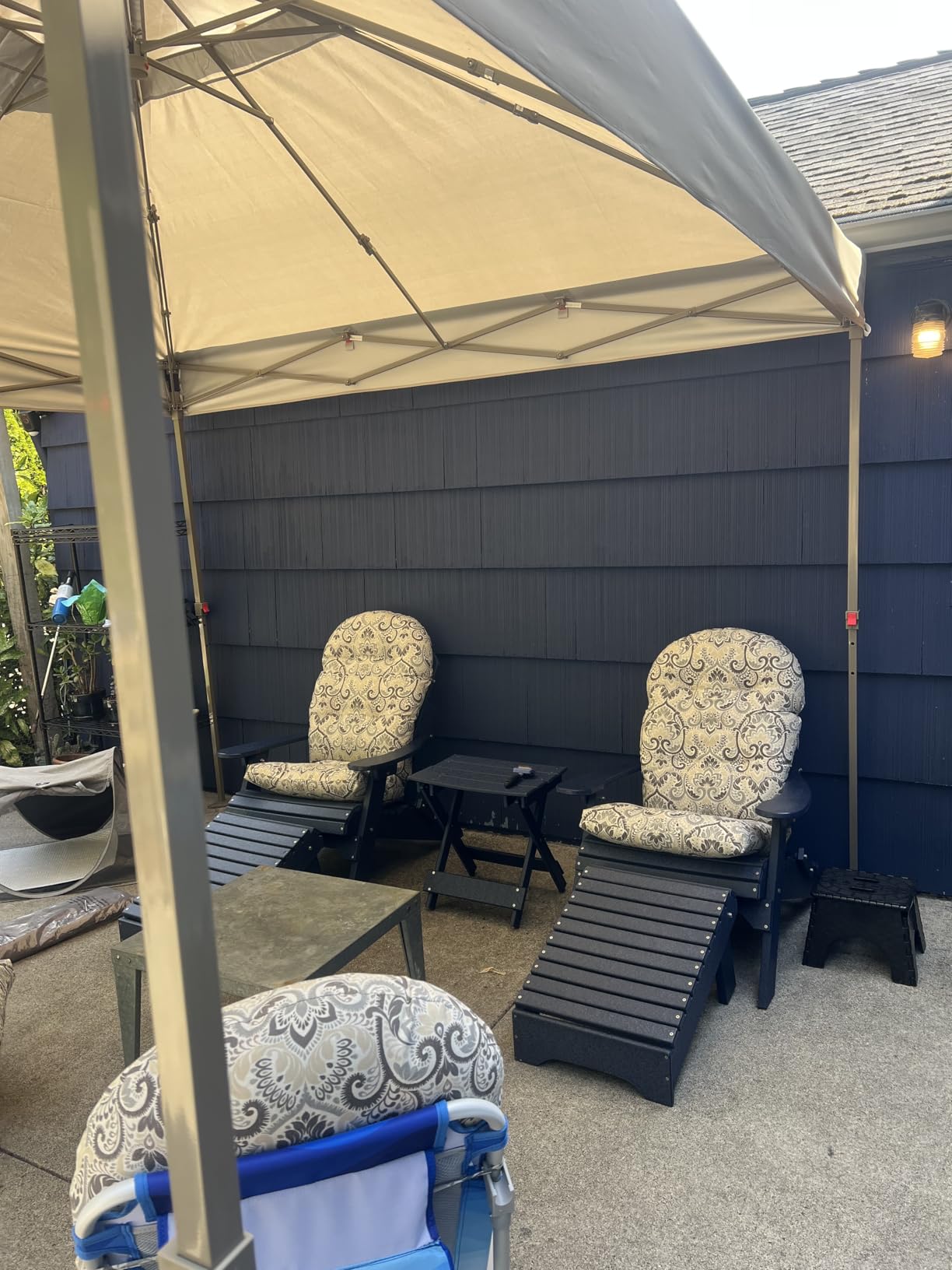 CROWN SHADES Gazebo 10x10 Pop Up Canopy with Mosquito Netting, Screen Tent with 4 Ropes, 8 Stakes, 4 Sandbags and Wheeled Storage Bag, Canopy for Patio & Backyard Parties, Camping&Events -(Beige) customer photo 2